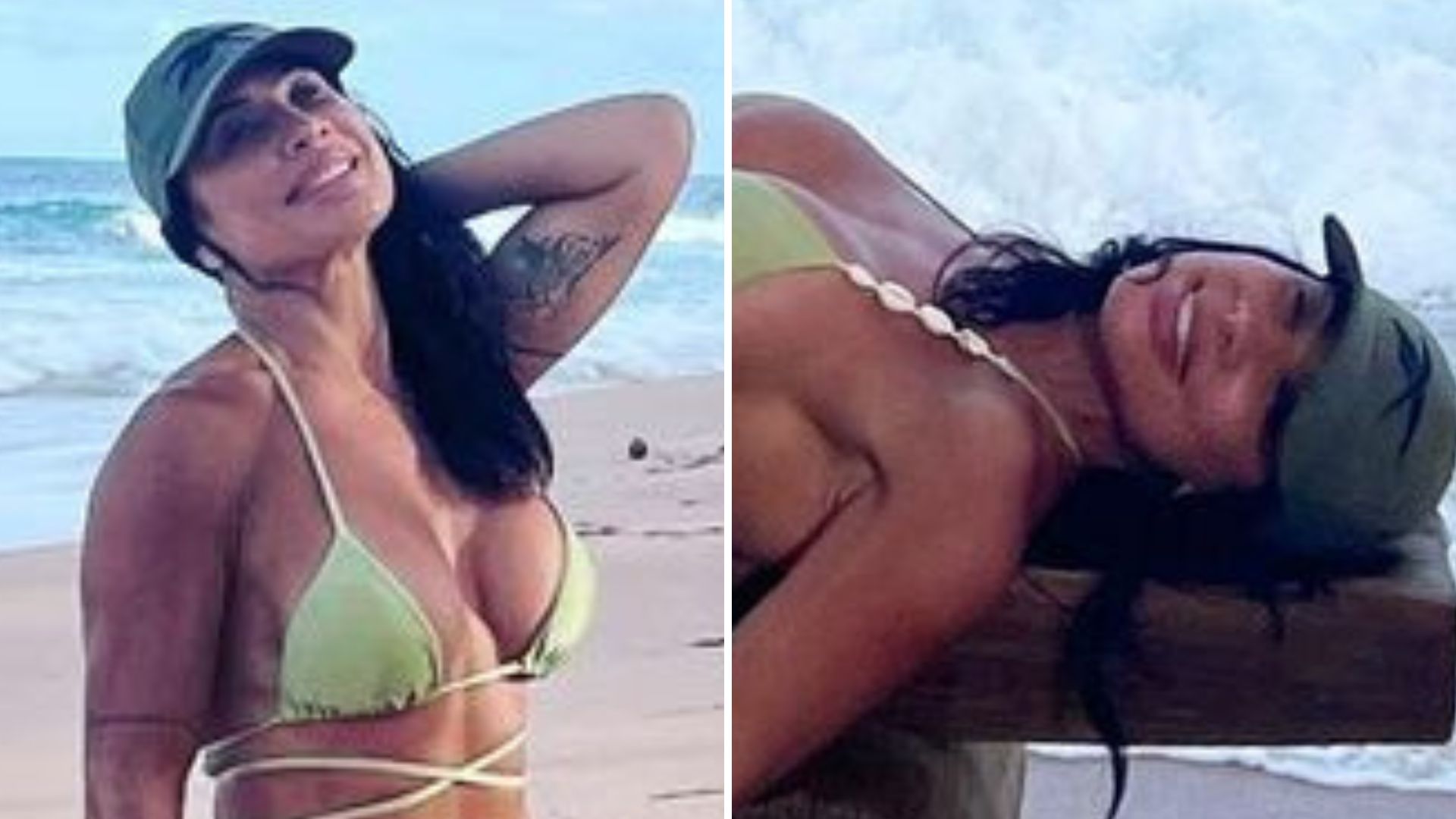 Aos 49 anos, Scheila Carvalho mostra corpo trincado em fio-dental PP: “Incomparável”