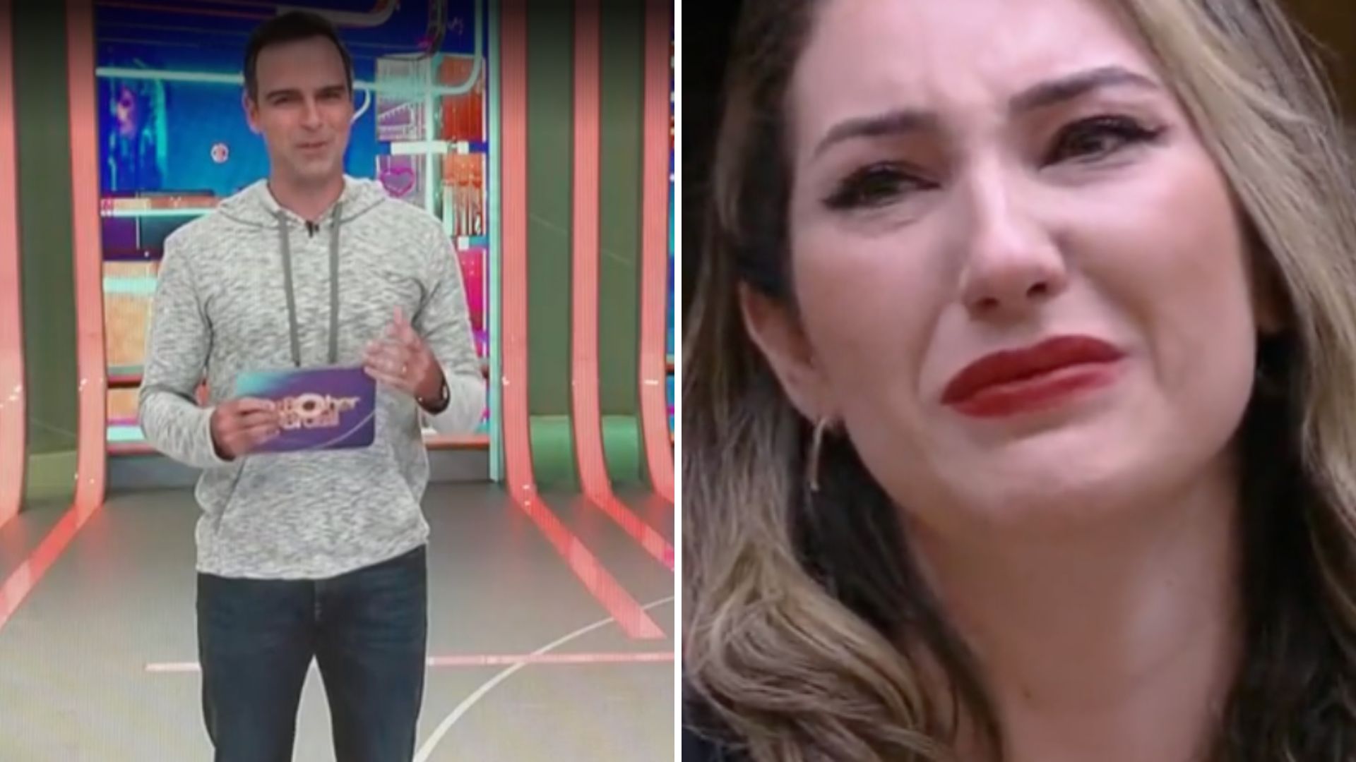 BBB23: Tadeu quebra o protocolo e elogia Amanda ao vivo: “Me identifico”