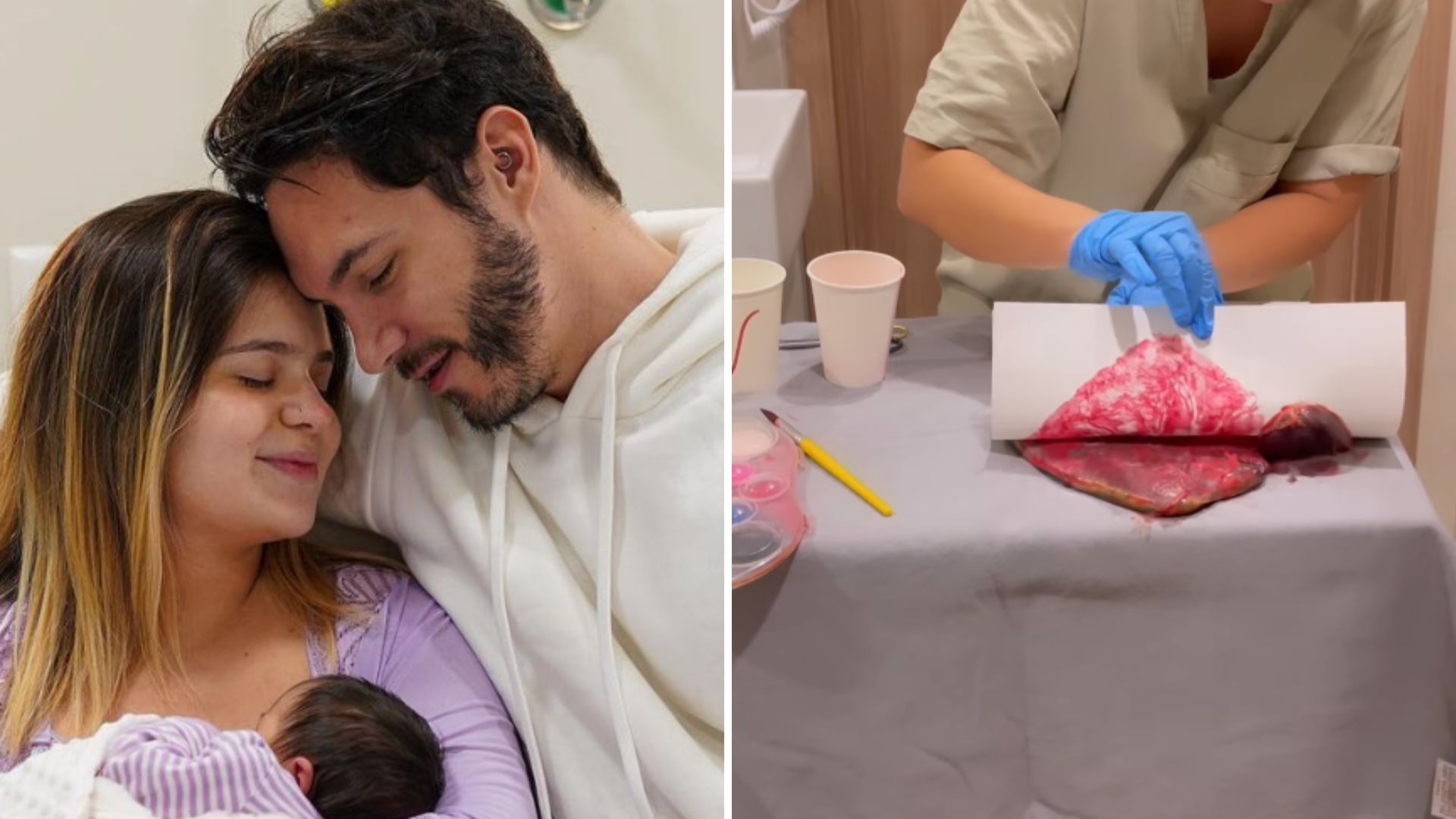Viih Tube faz quadro com a placenta da filha após o nascimento: “Nunca tinha visto”
