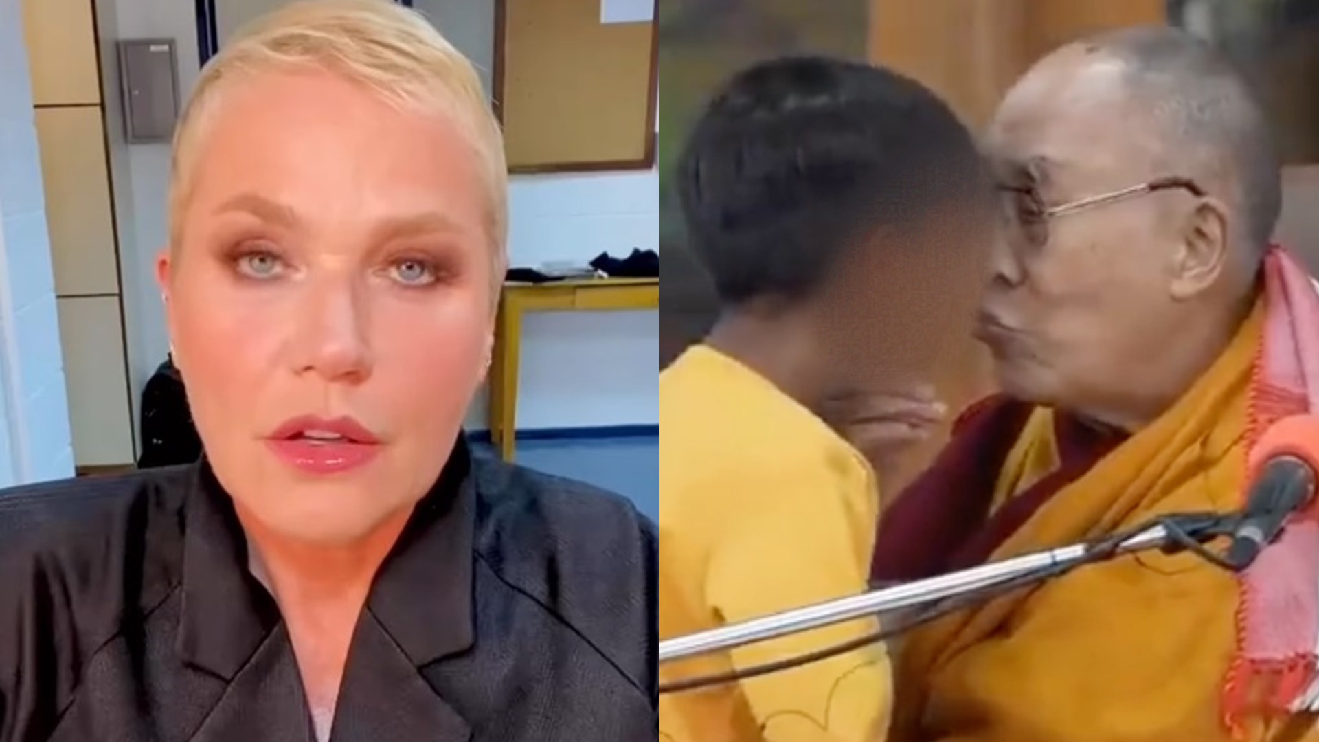 Xuxa Meneghel se revolta após vídeo absurdo de Dalai Lama vazar: “Um abusador”
