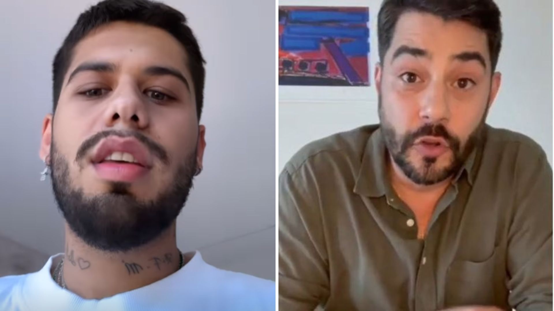 Zé Felipe descasca Evaristo Costa em música após polêmica: “Tu é um c*zão”