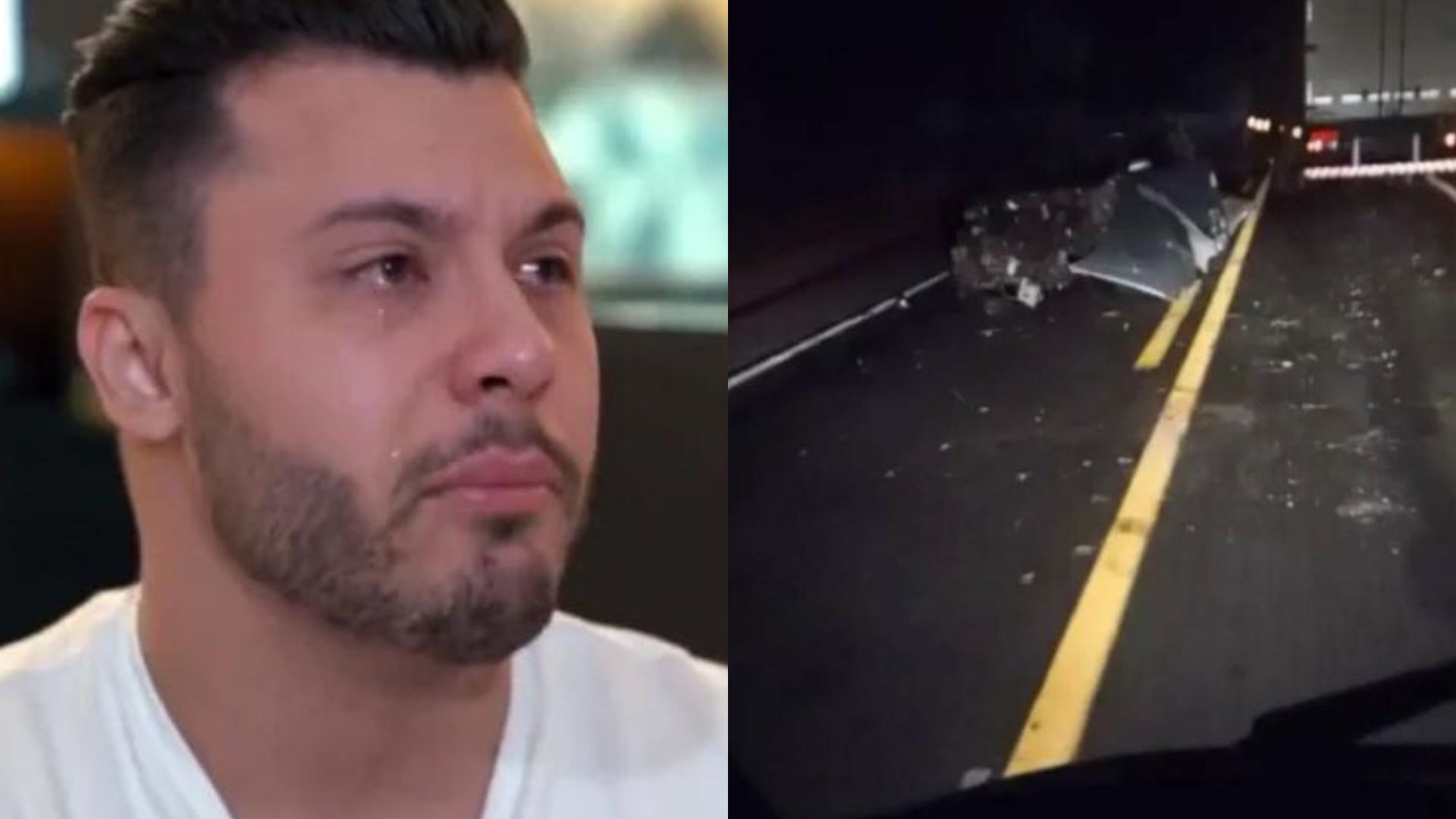 Equipe de Murilo Huff sofre acidente na mesma rodovia onde famoso morreu