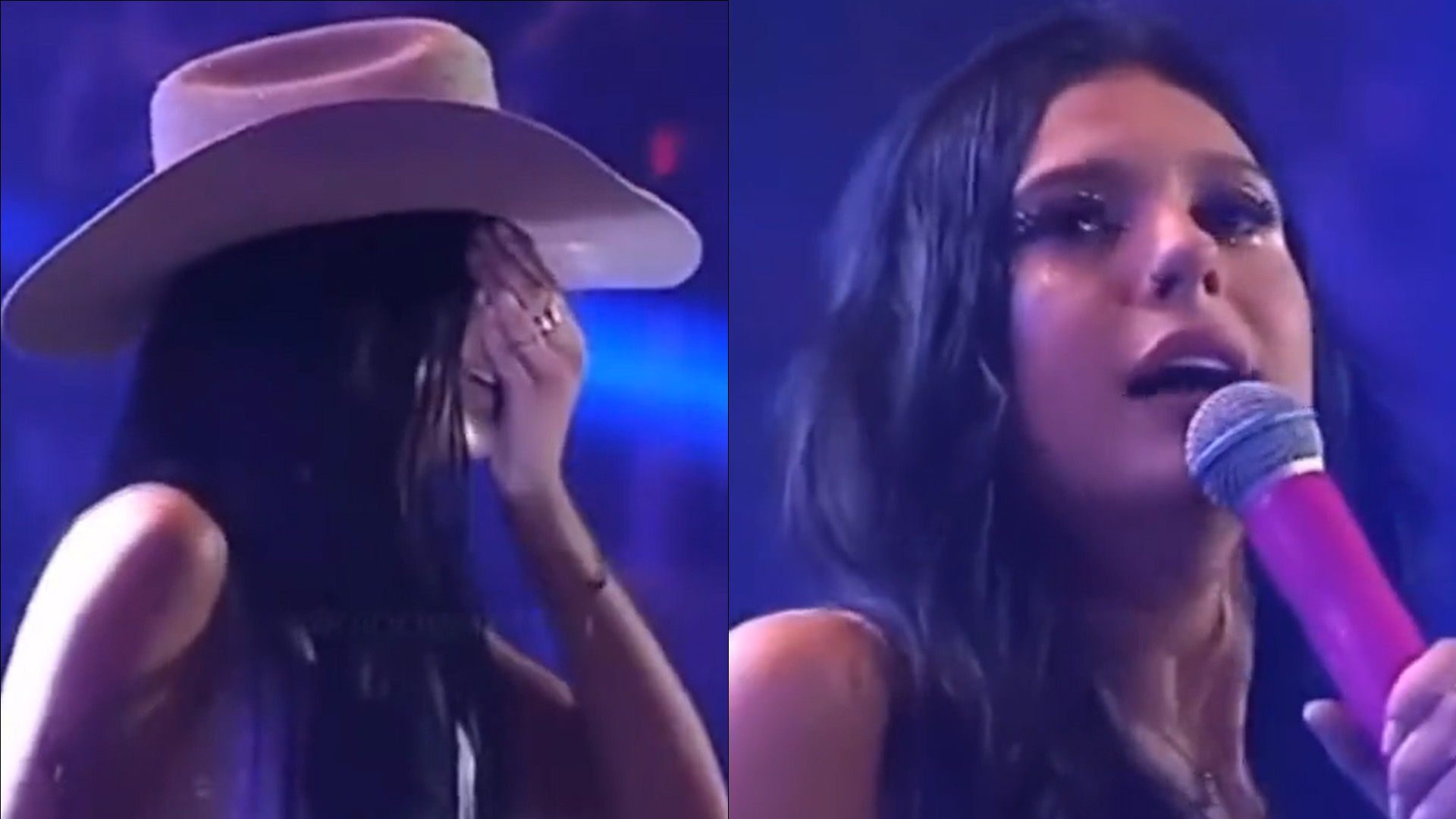 Ana Castela comete erro em cima do palco e chora muito: “Eu juro…”