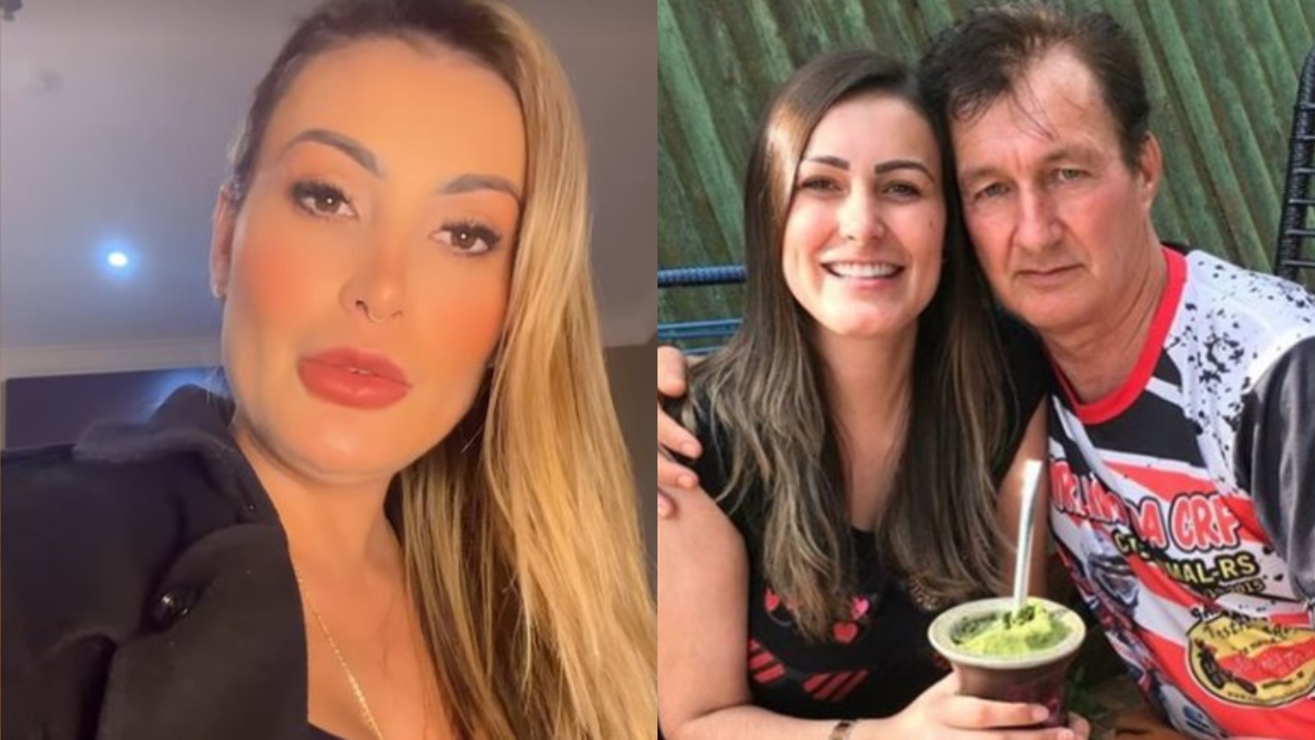 Abandono, acusações e xingamentos: Andressa Urach vive relação conturbada com o seu pai