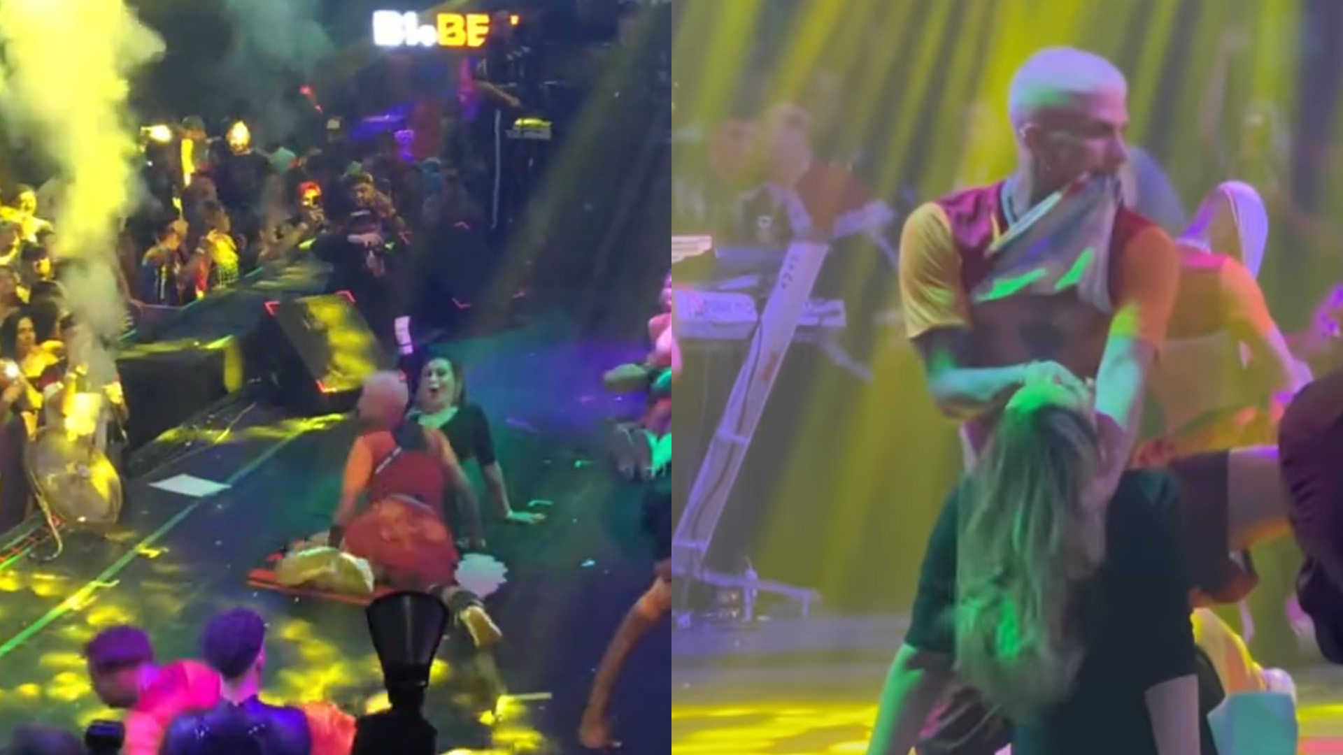 Alimentando polêmicas, Andressa Urach leva “surra” de dançarino em show de MC Pipokinha