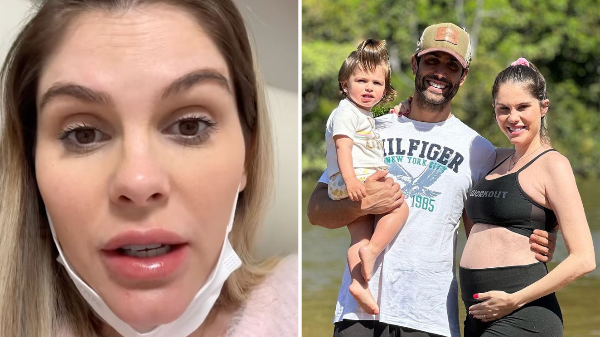 Grávida de gêmeos, Bárbara Evans vai às pressas para o hospital: “Está triste”