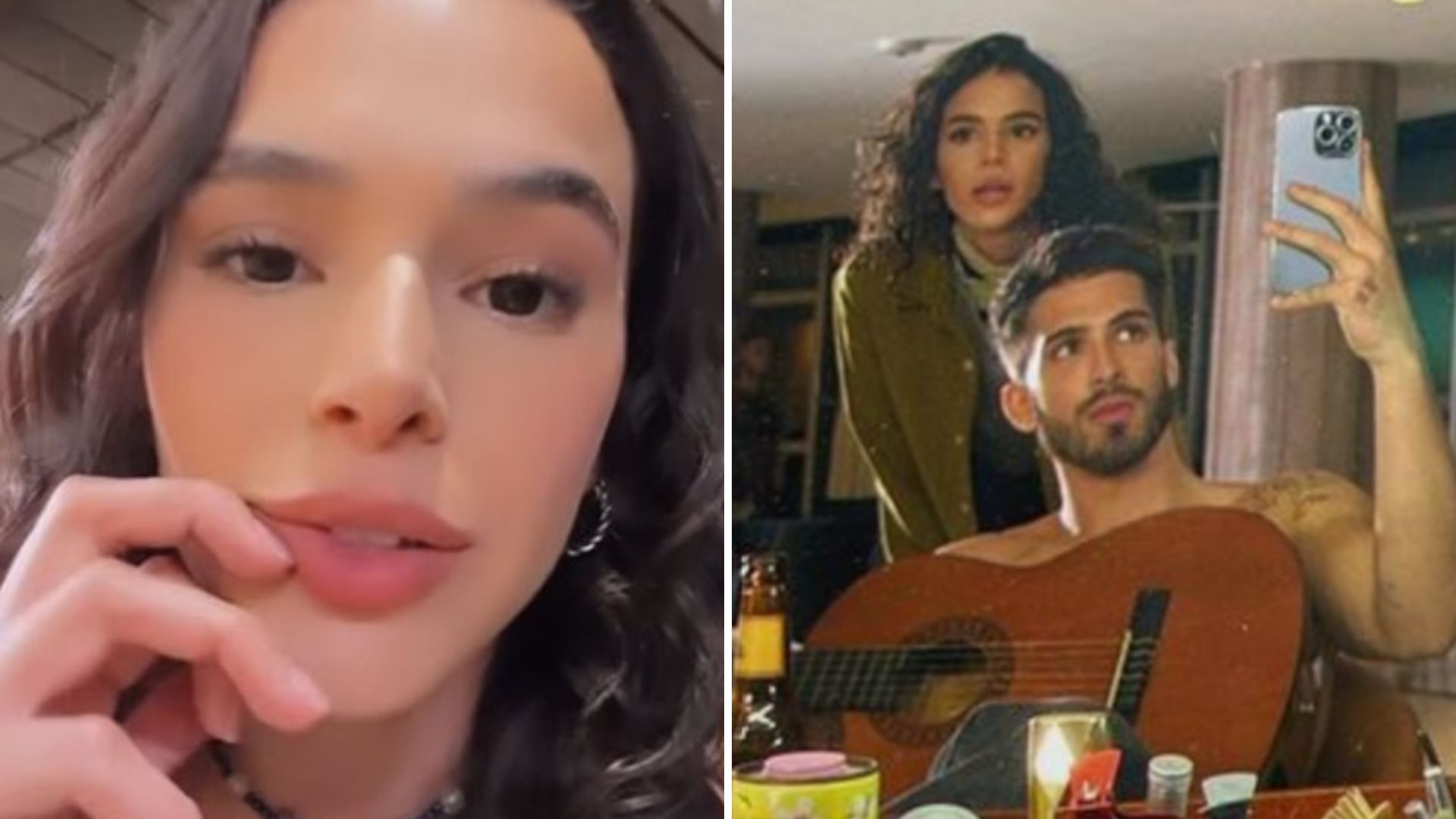 Tá rolando? Bruna Marquezine recebe declaração de aniversário de João Guilherme: “Um brinde”