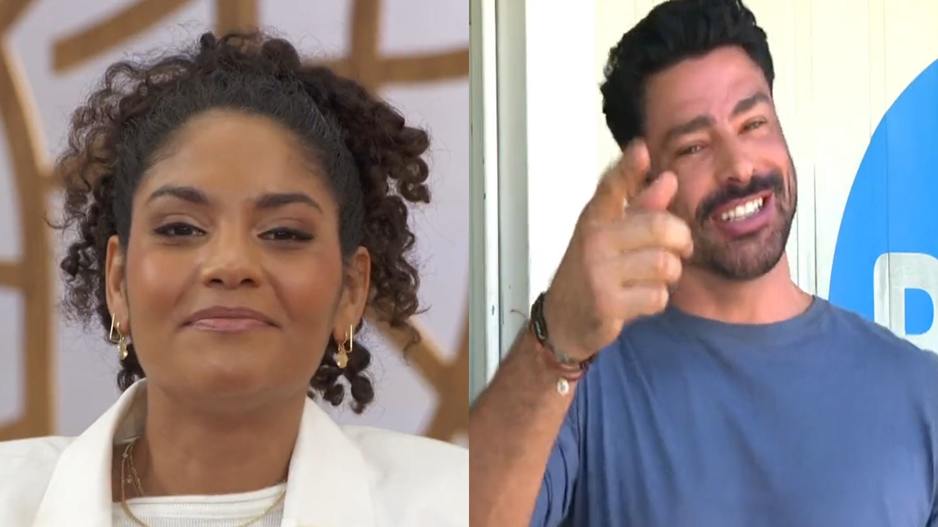 Cauã Reymond se declara para Barbara Reis em surpresa na Globo: “Minha favorita”
