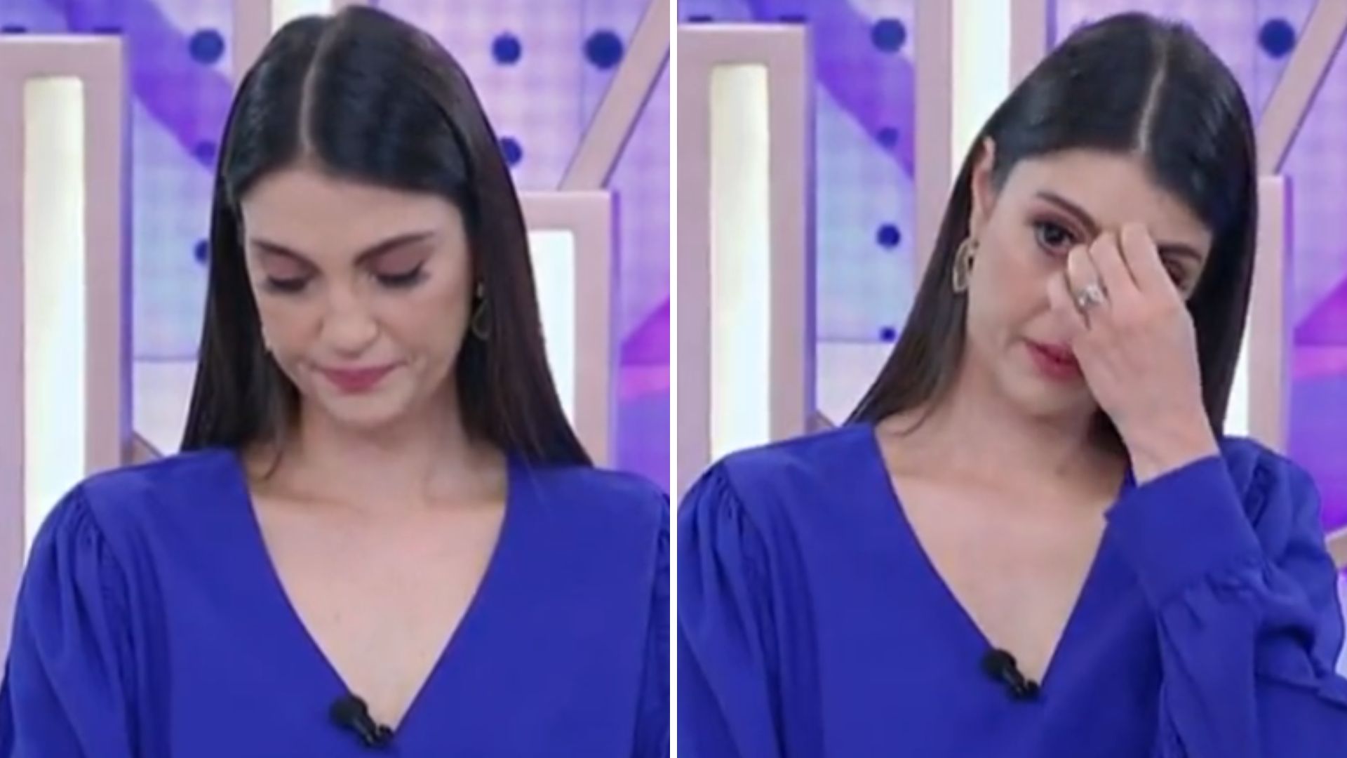 Chris Flores chora ao vivo após entrevista com mãe de Larissa Manoela: “Me manter firme”
