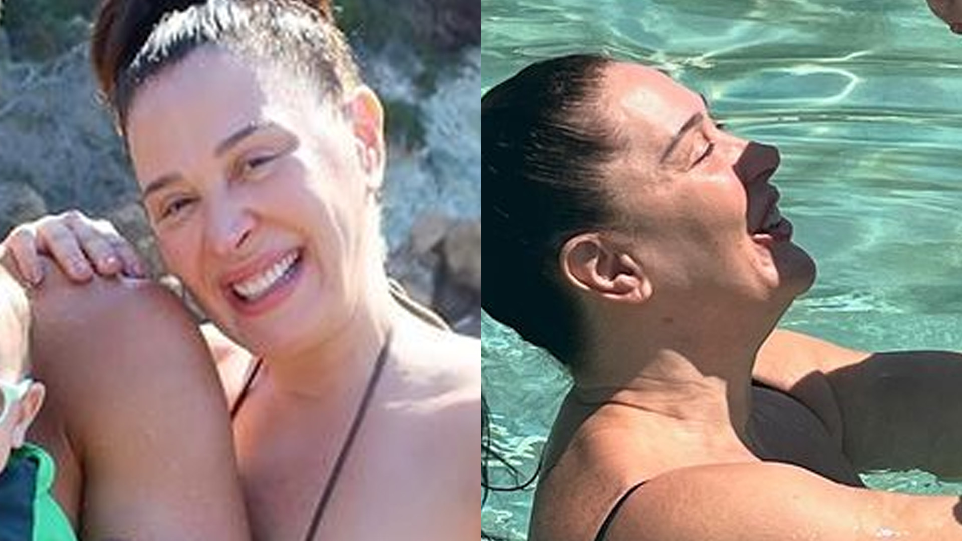 Sorridente! Claudia Raia mostra bebê feliz da vida em primeira viagem internacional: “Fofura”