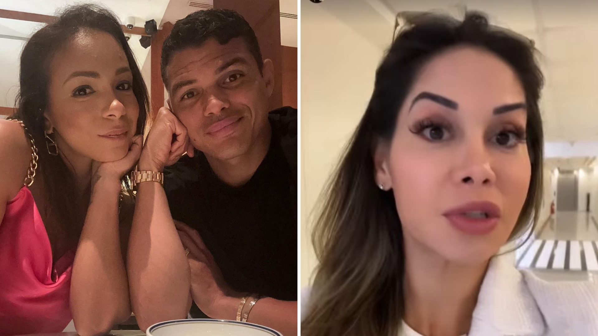 Esposa de Thiago Silva se envolve em polêmica e desmente Maíra Cardi: “Mentira”