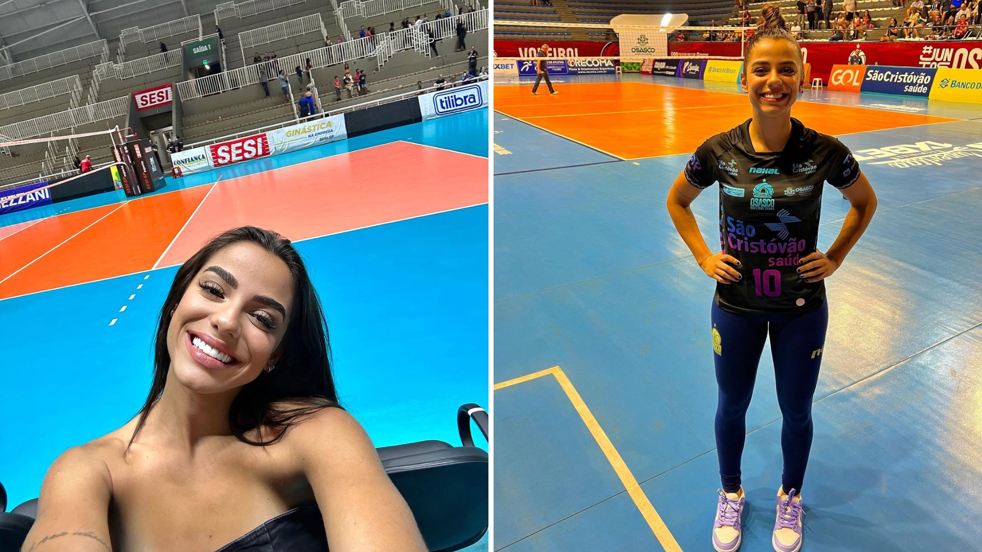 Ex-BBB Key Alves volta às quadras de vôlei e questiona: “Qual time?”