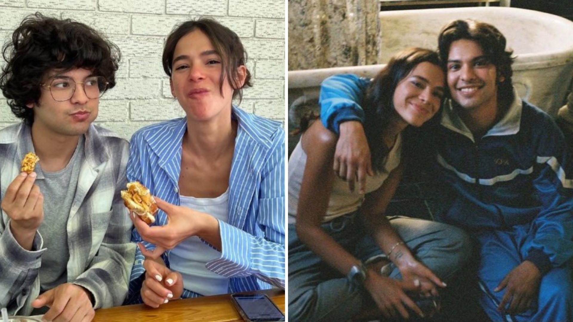 Ator gringo de ‘Besouro Azul’ assume paixão por Bruna Marquezine: “Primeiro instante”
