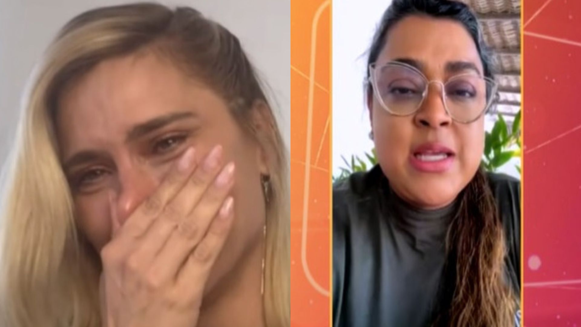 Carolina Dieckmann fica aos prantos com mensagem de Preta Gil no ‘Encontro’: “Muita luta”
