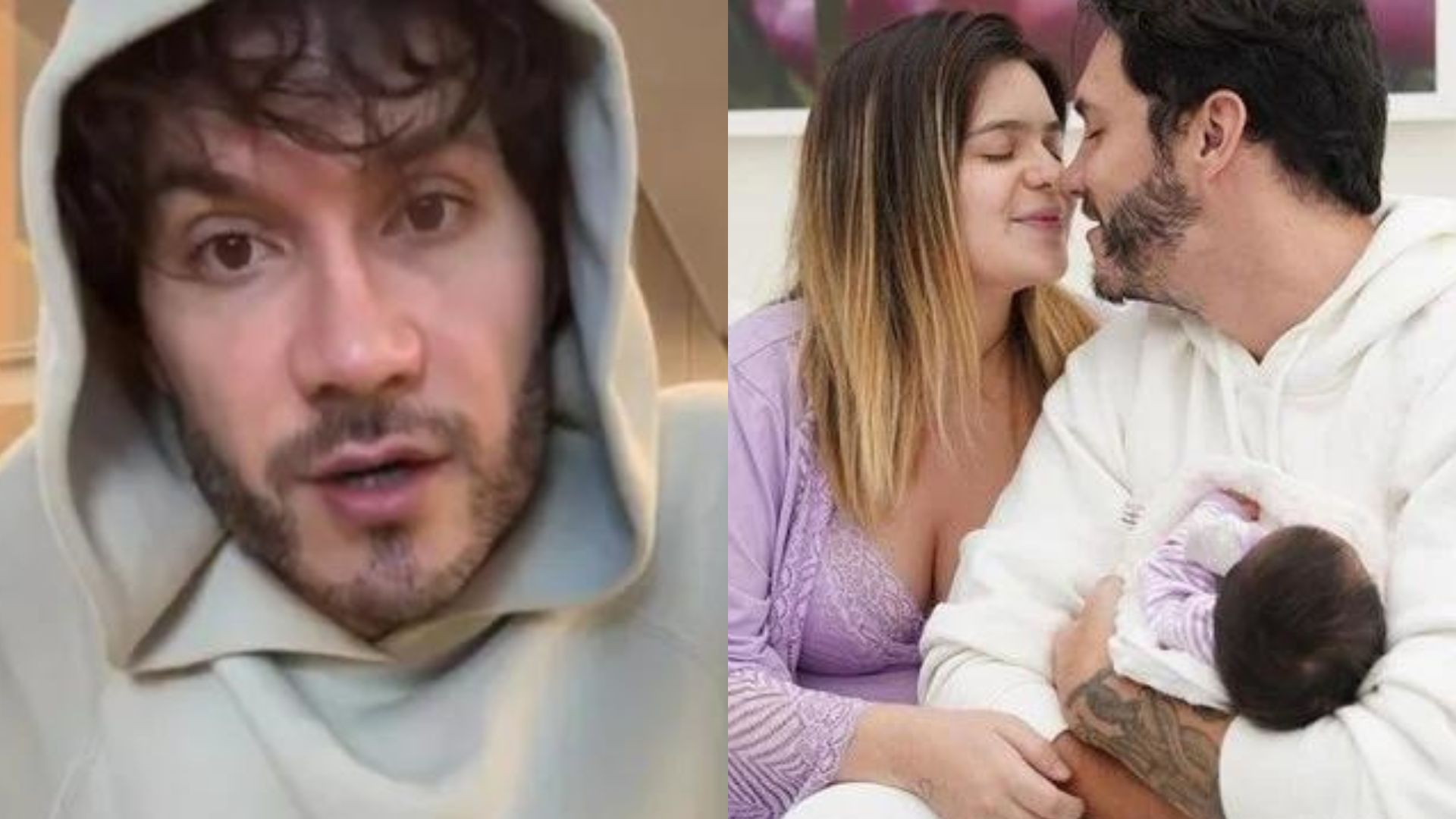 Ex-BBB Eliezer desabafa após críticas contra a filha: “É um bebê”