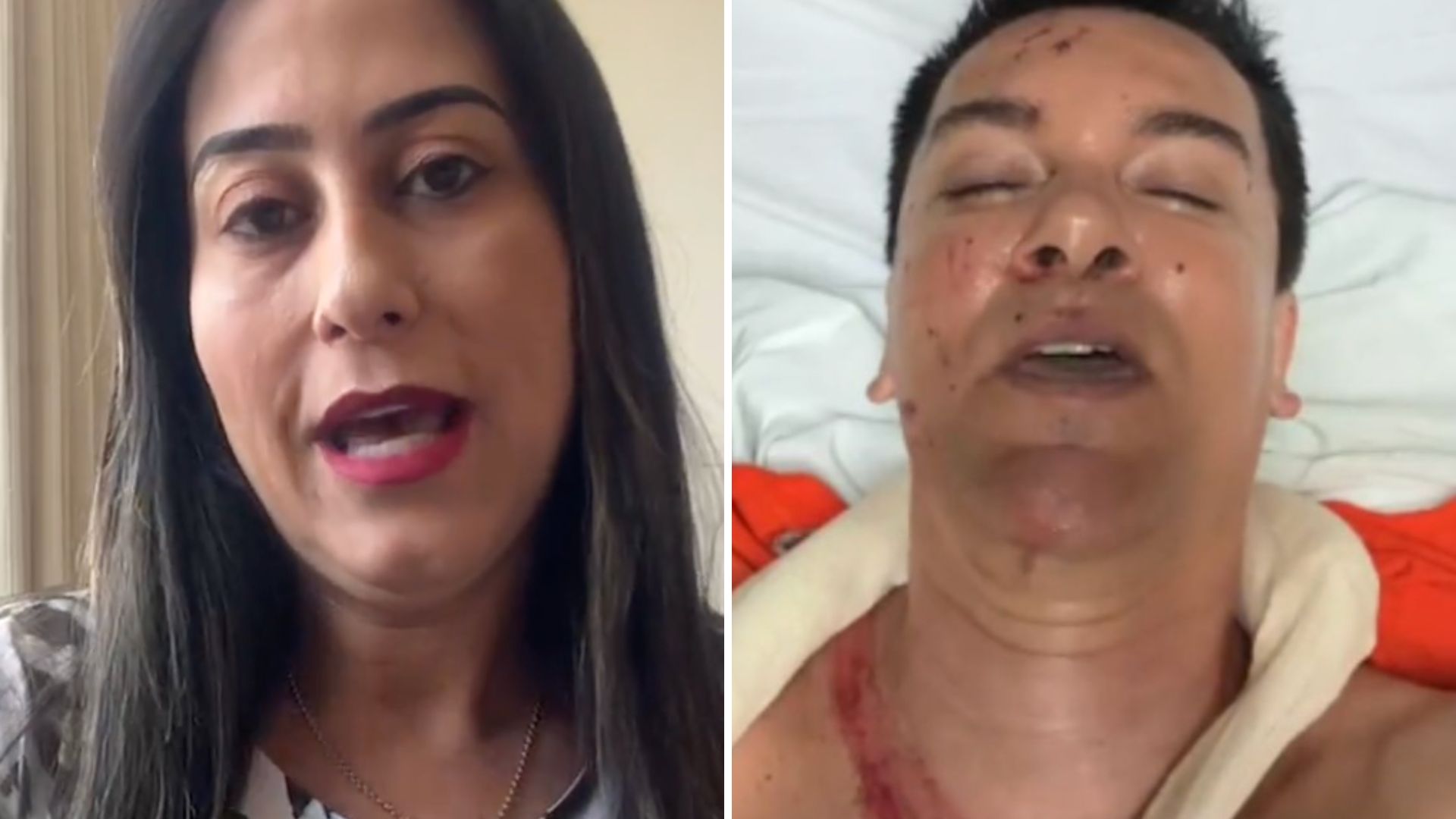 Esposa de Regis Danese detalha cirurgia de emergência do marido: “Duas perfurações”