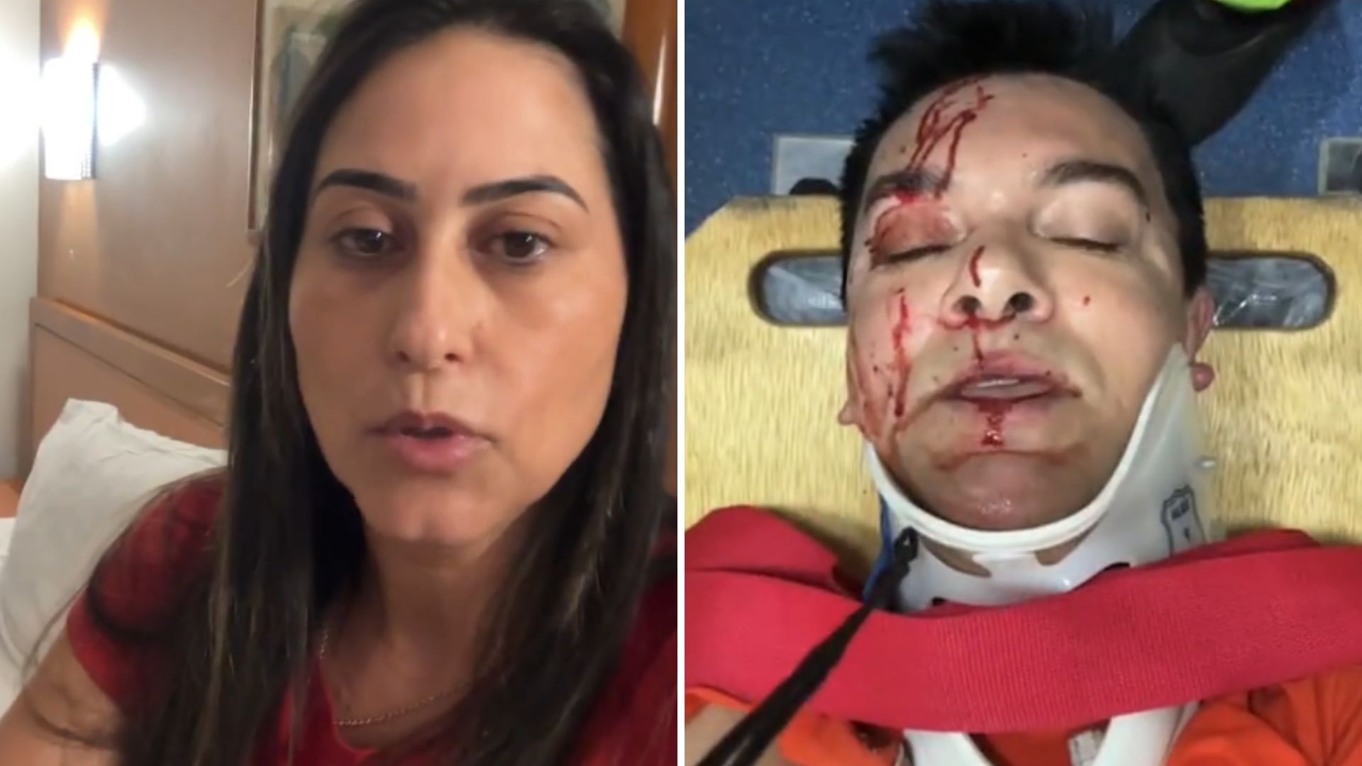 Aflita, esposa de Regis Danese entrega estado do cantor após acidente: “Estou tremendo”