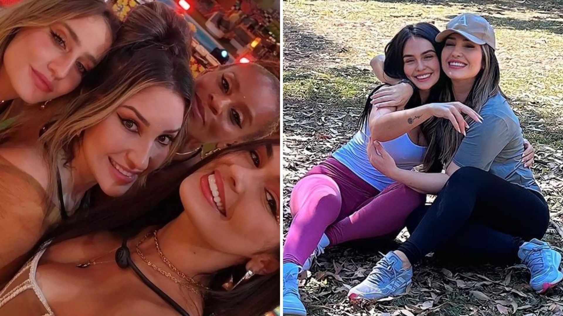 Ex-BBB Larissa curte tarde com Amanda e Bruna Griphao reage: “Faltou eu”
