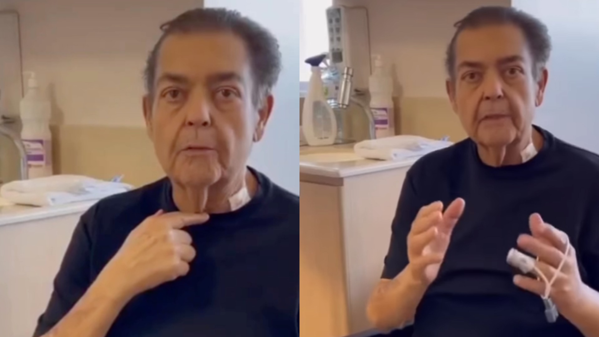 Faustão deixa UTI após transplante e é transferido para unidade semi-intensiva; diz boletim