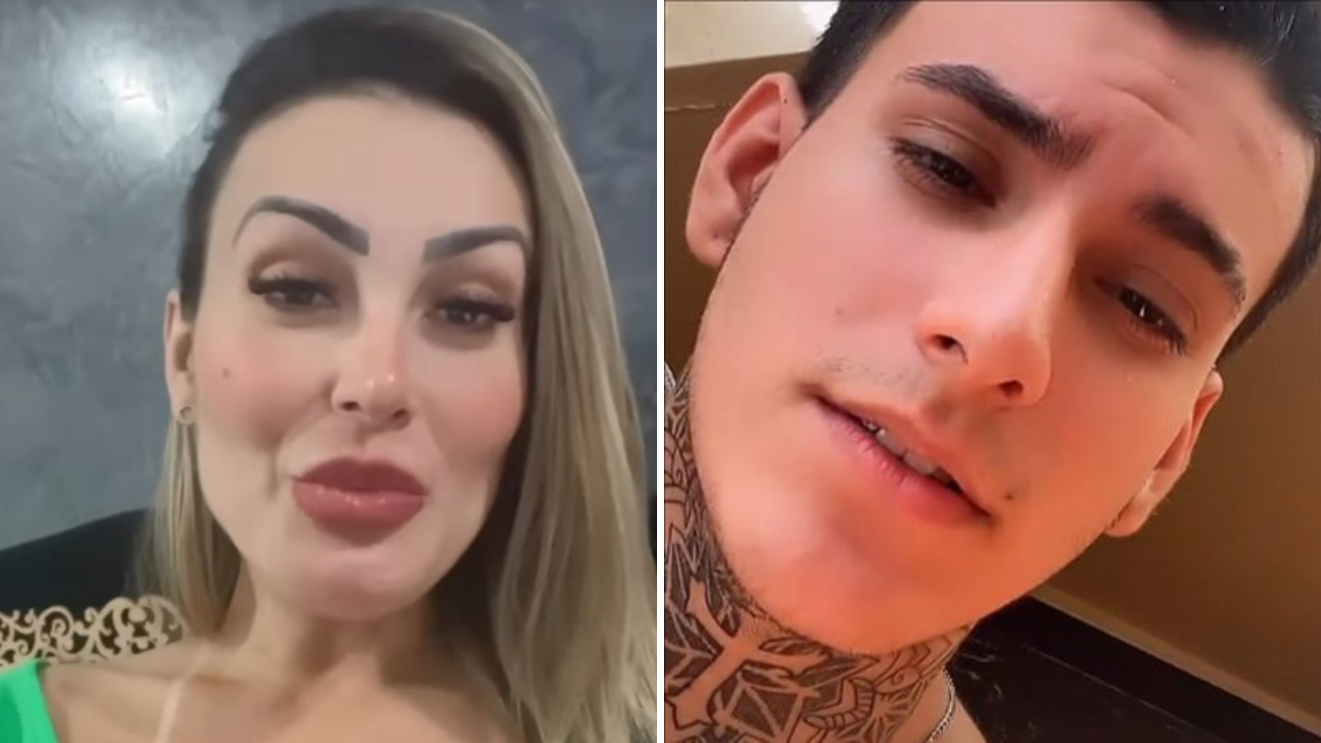 Filho de Andressa Urach filma mãe na cama com outra mulher: “Fetiche realizado”