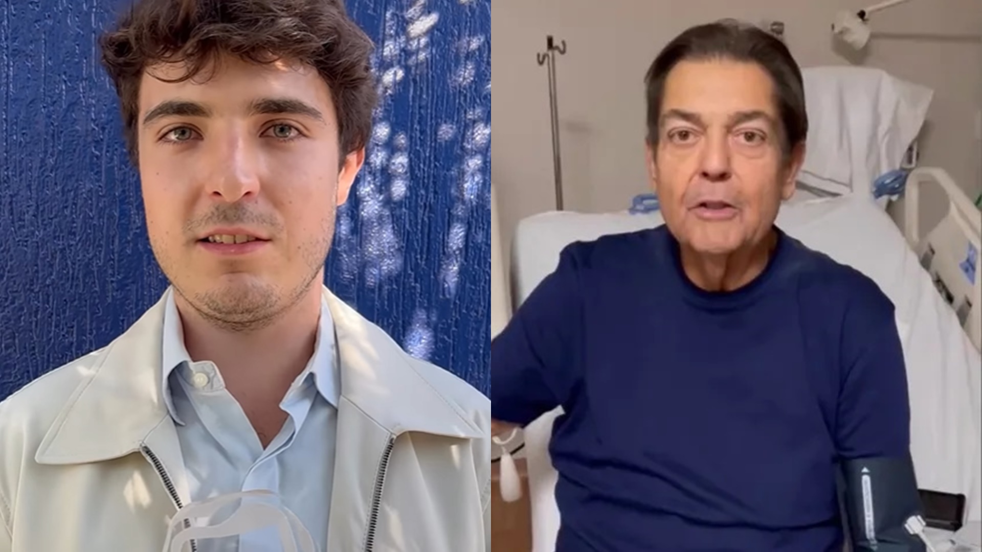 Filho de Gugu Liberato faz apelo após ver Faustão na fila do SUS: “Salvem vidas”