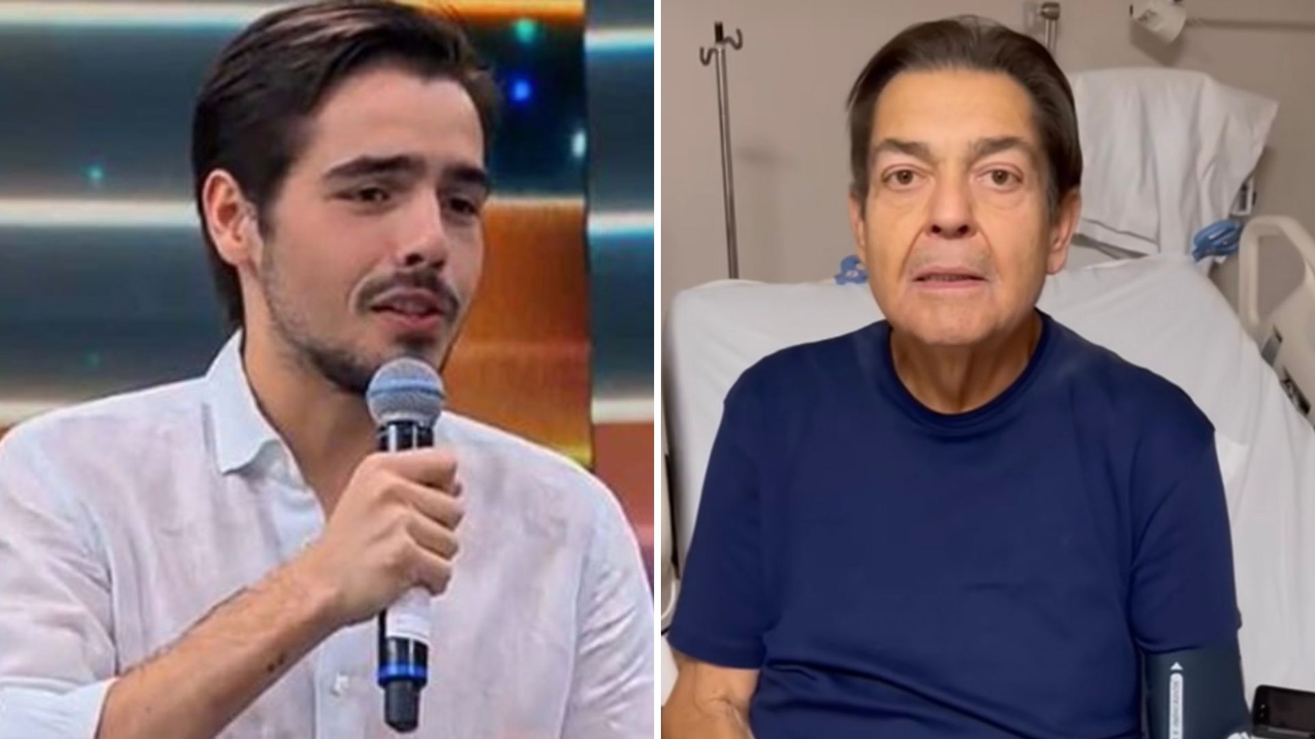 Filho de Faustão quebra o silêncio após piora do pai: “Passei a noite com ele”