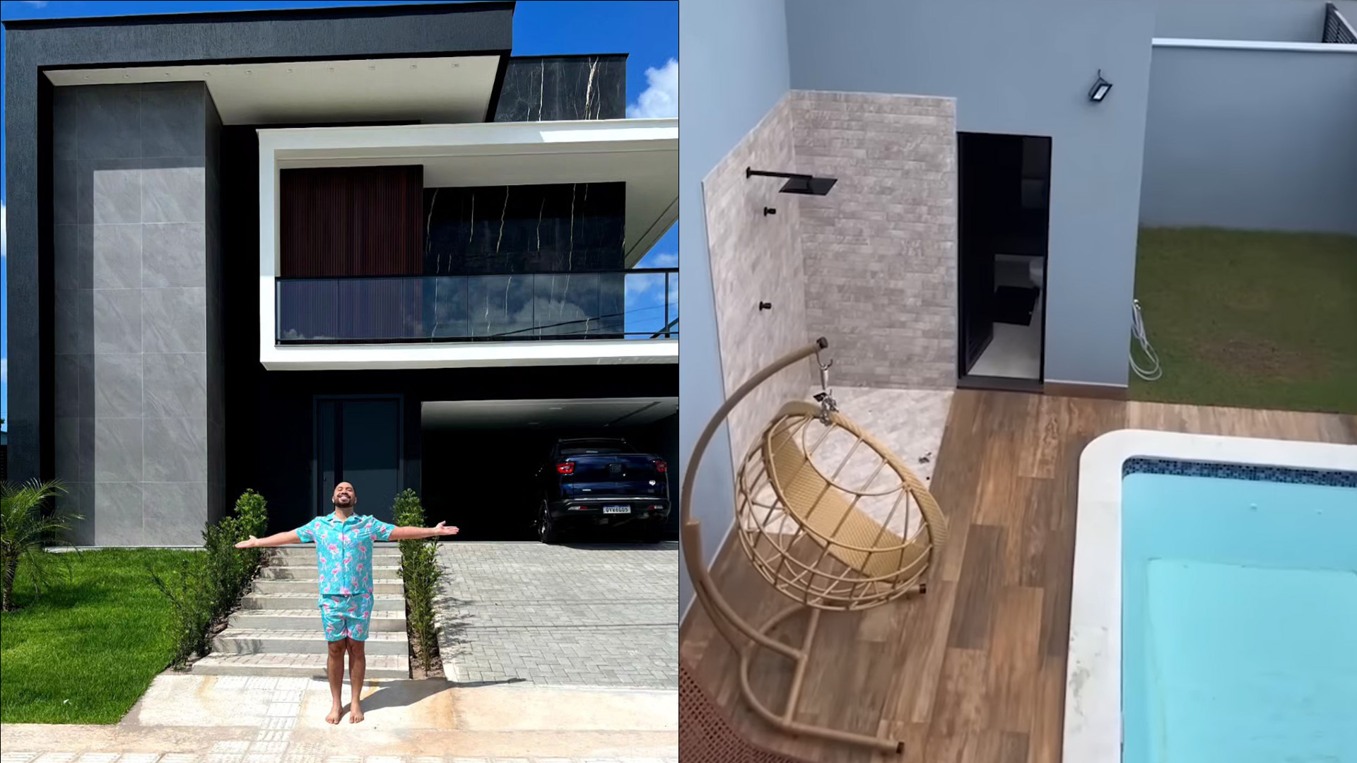 Gil do Vigor abre as portas e mostra mansão luxuosa de dois andares
