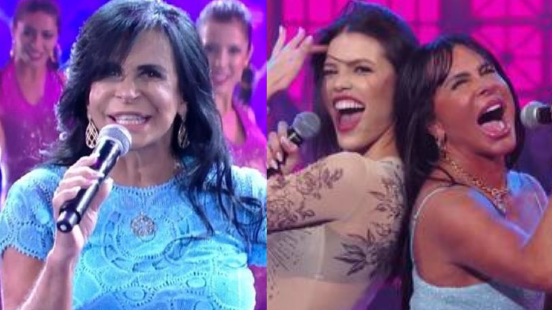Gretchen chama atenção com comportamento no ‘Domingão’: “Percebi o climão”