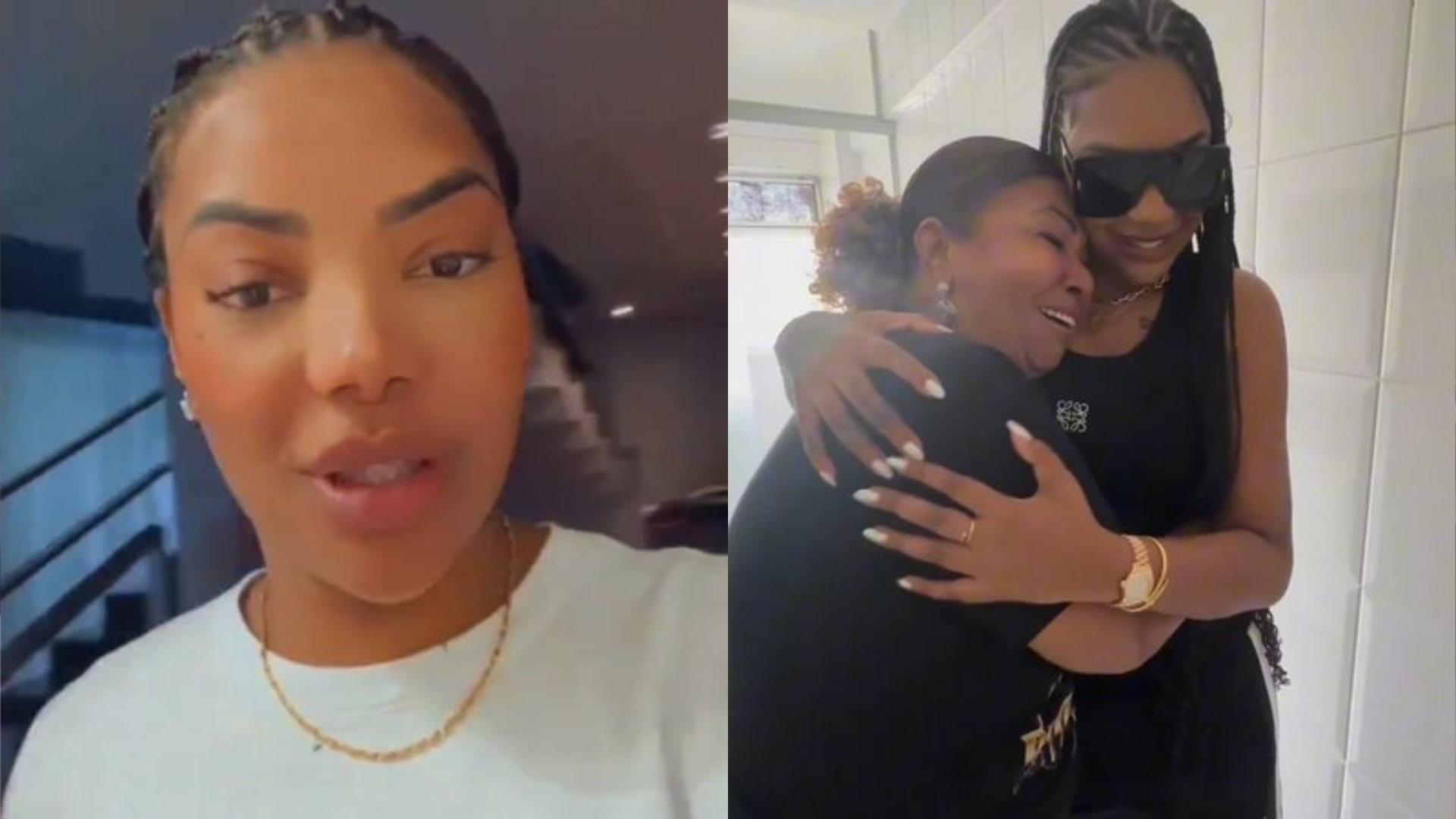 Avó ajudou a criar Ludmilla, que viveu com o pai preso por 16 anos