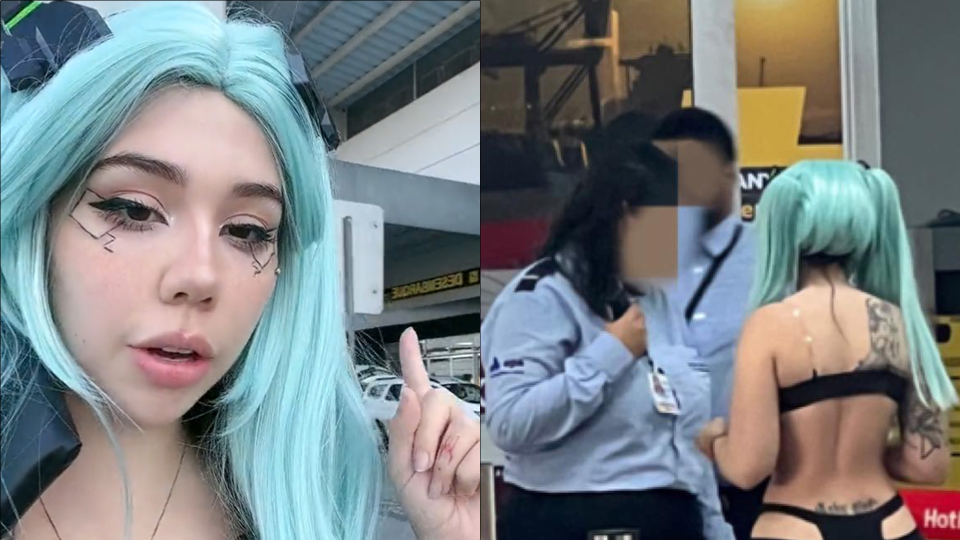 Influenciadora tenta pegar voo de roupa íntima, é barrada e se revolta: “Vergonha”