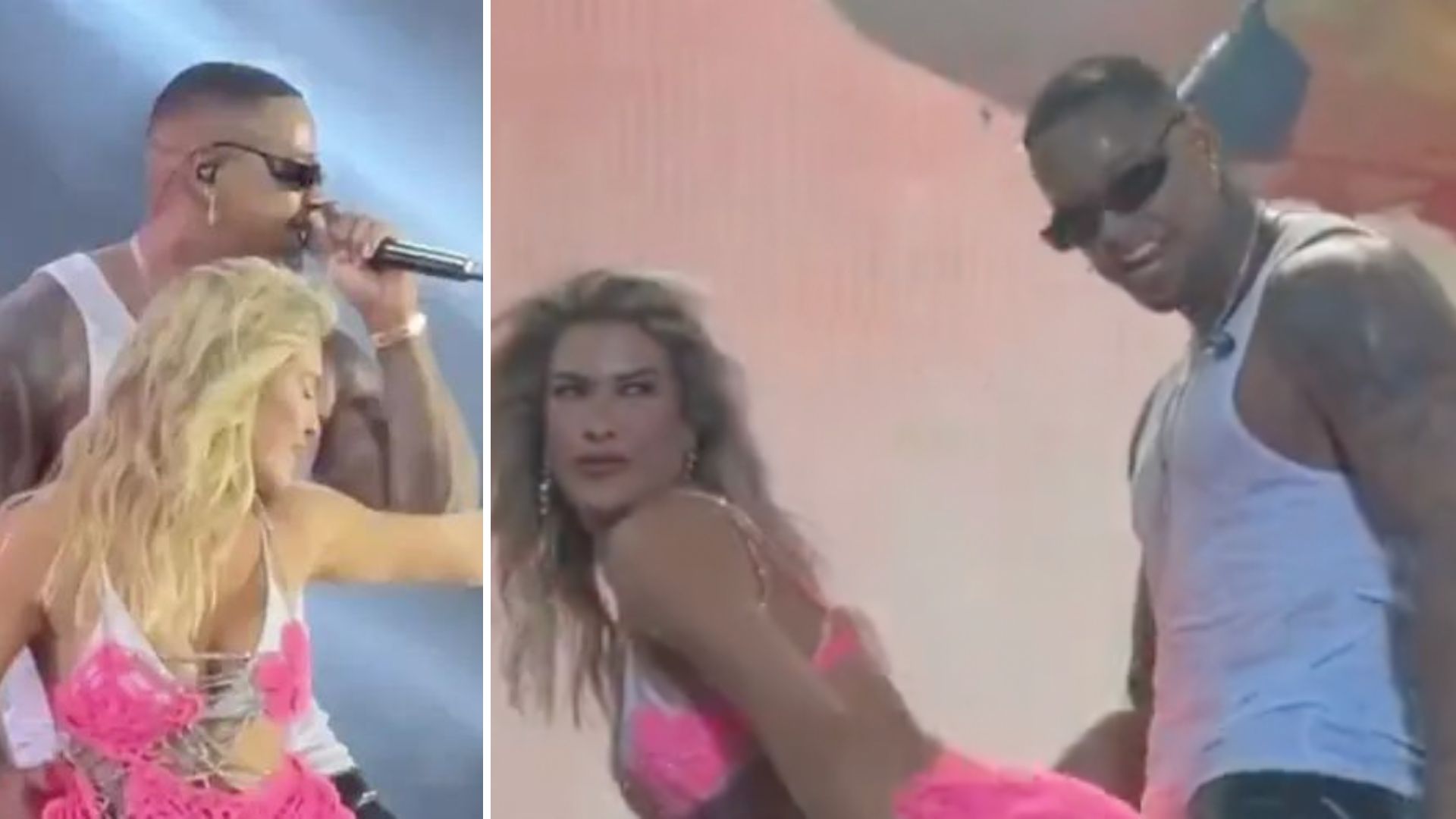Lore Improta sobe no palco e causa momento polêmico com Leo Santana: “Assim que a Liz veio”