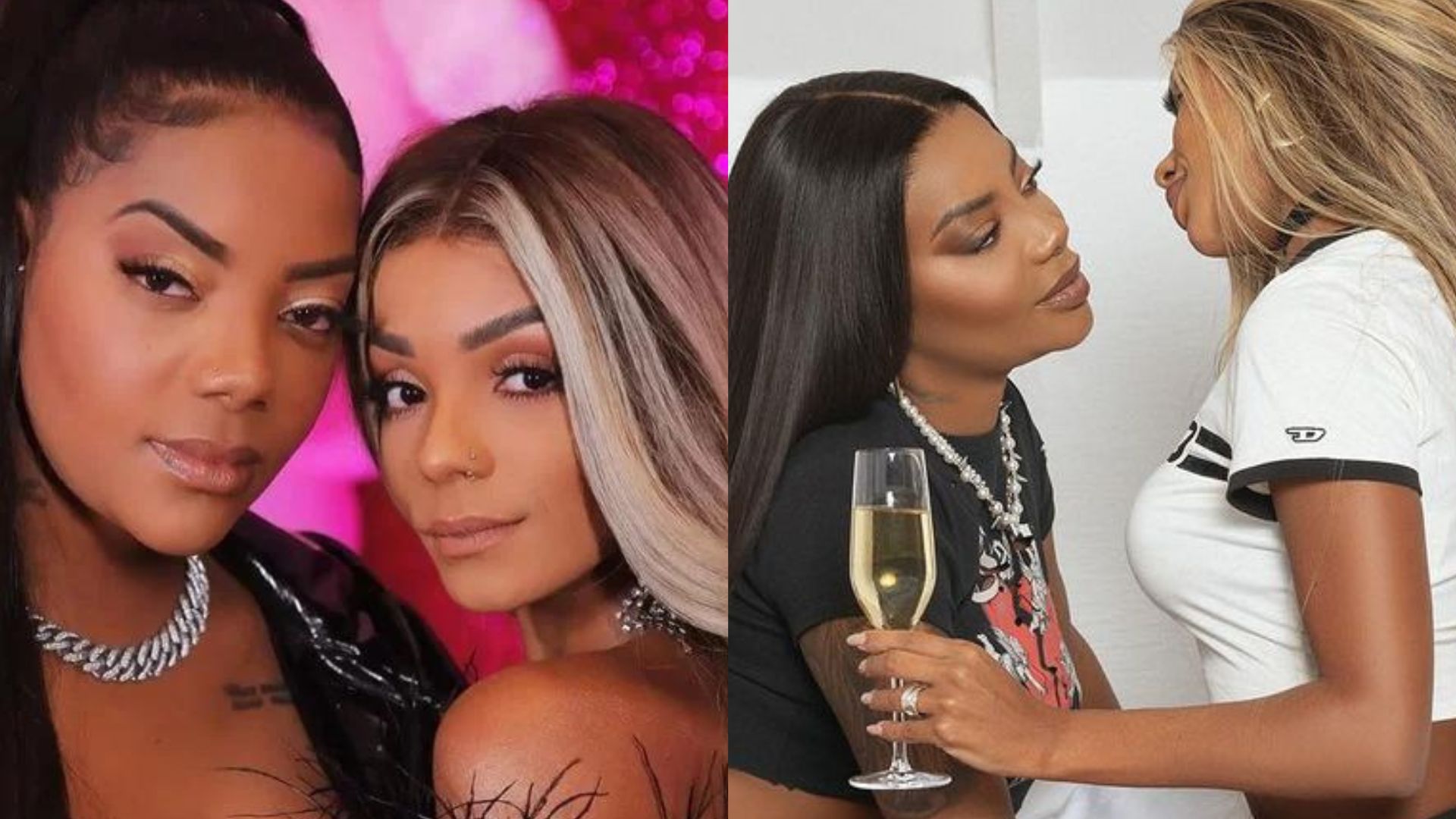 Ludmilla surge em fotos sensuais com a esposa e detalhe surpreende: “Bem artificial”