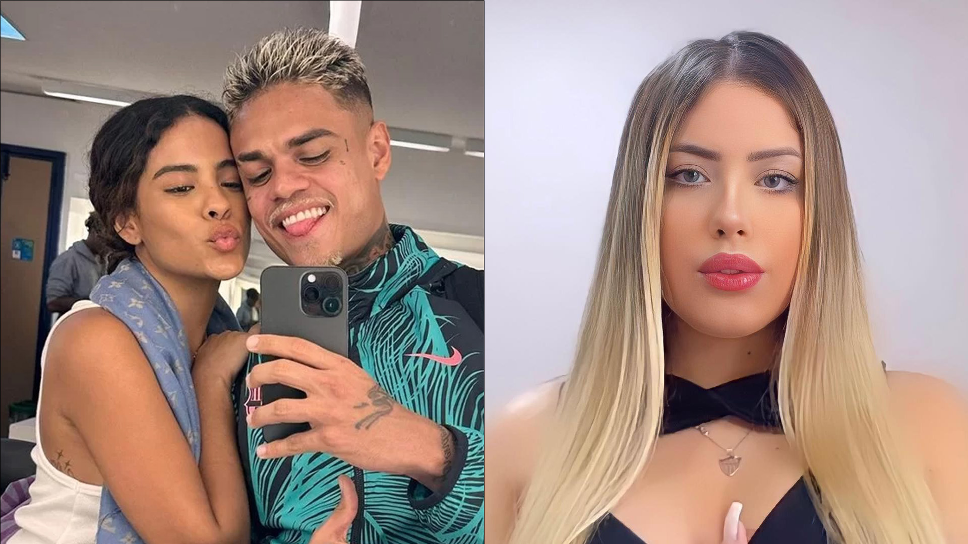 E a Bella Campos? MC Cabelinho encontra ex-affair em hotel às escondidas