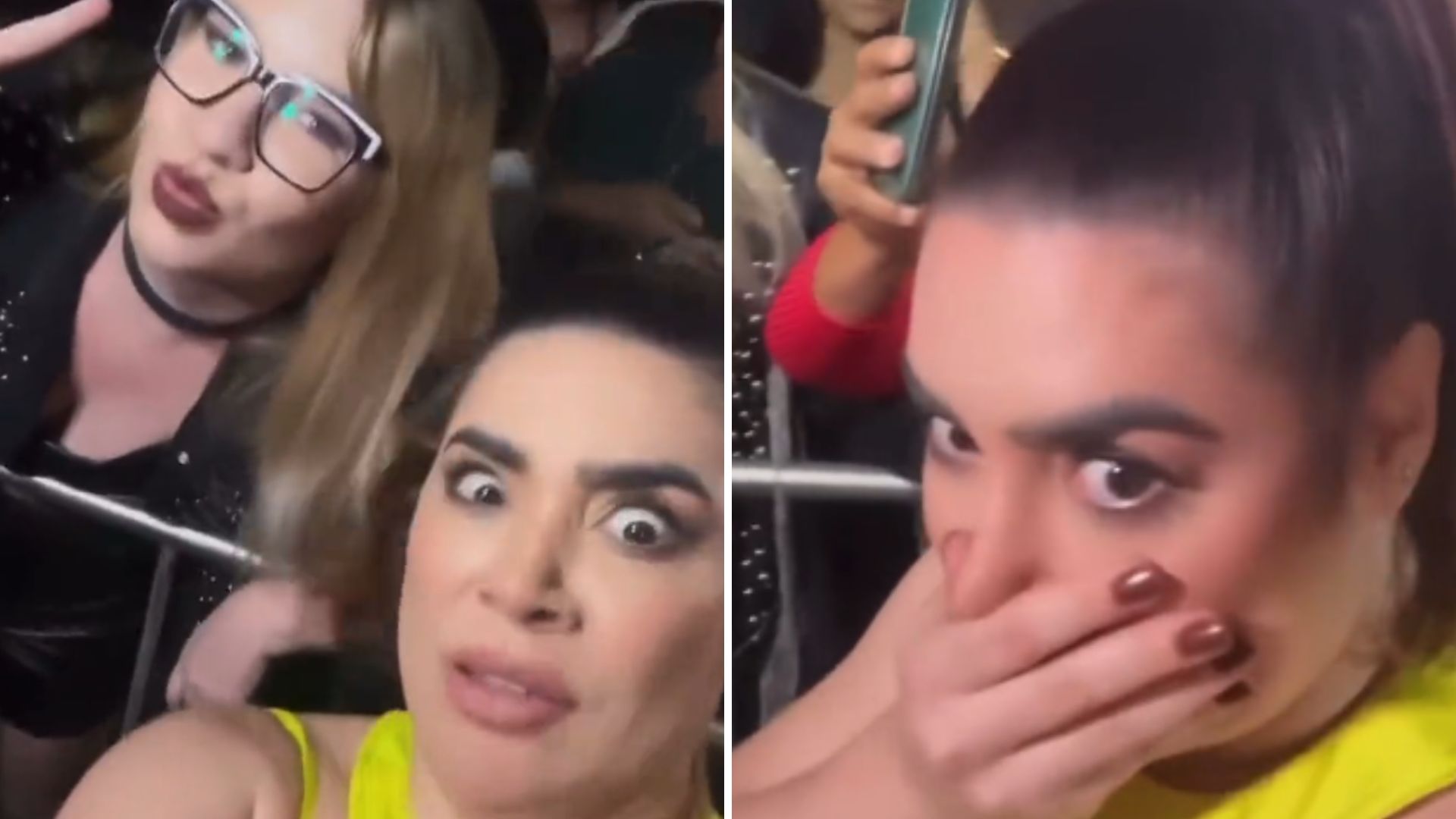 Naiara Azevedo toma susto com sósia de Marília Mendonça: “Minha perna tá bamba”