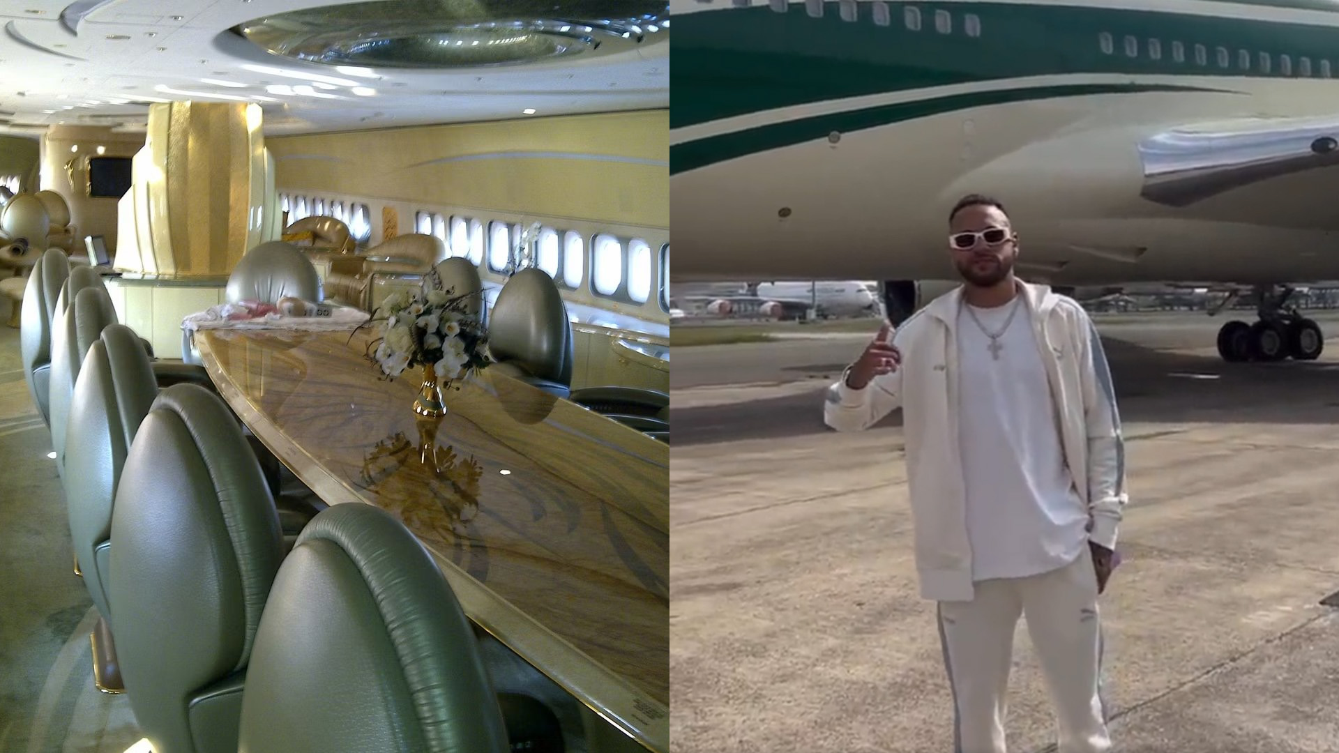 Neymar pega carona em “palácio voador” bilionário de príncipe saudita: “Investimento”