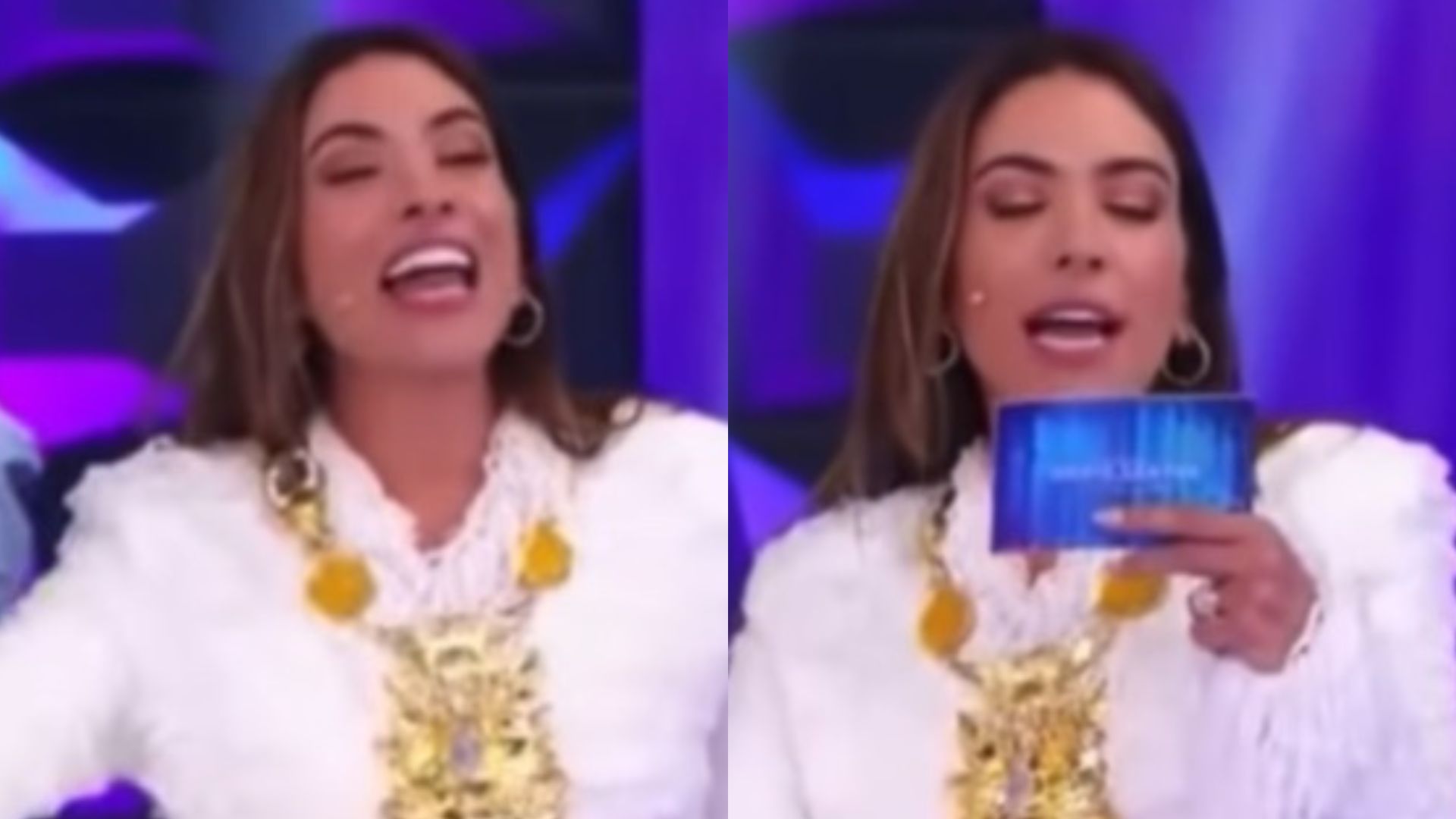 Comportamento de Patrícia Abravanel com cantor divide opiniões: “Imagina o marido dela vendo”