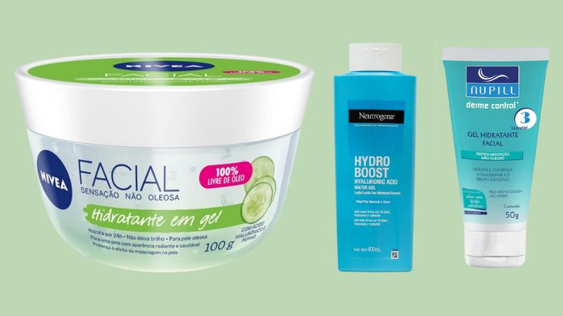 Rotina de cuidados com a pele: 5 géis hidratantes incríveis para peles oleosas