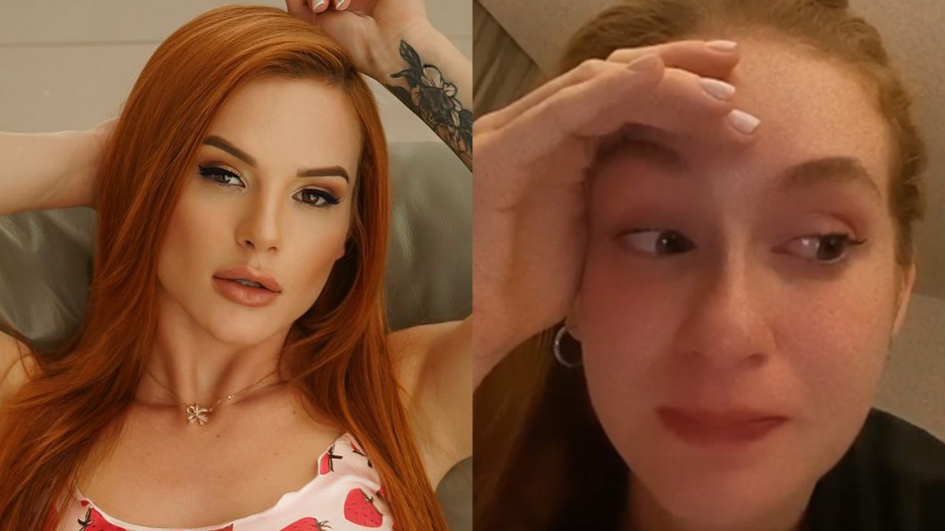 Sósia de Marina Ruy Barbosa ganha dinheiro vendendo nudes: “Lá embaixo é ruivo”