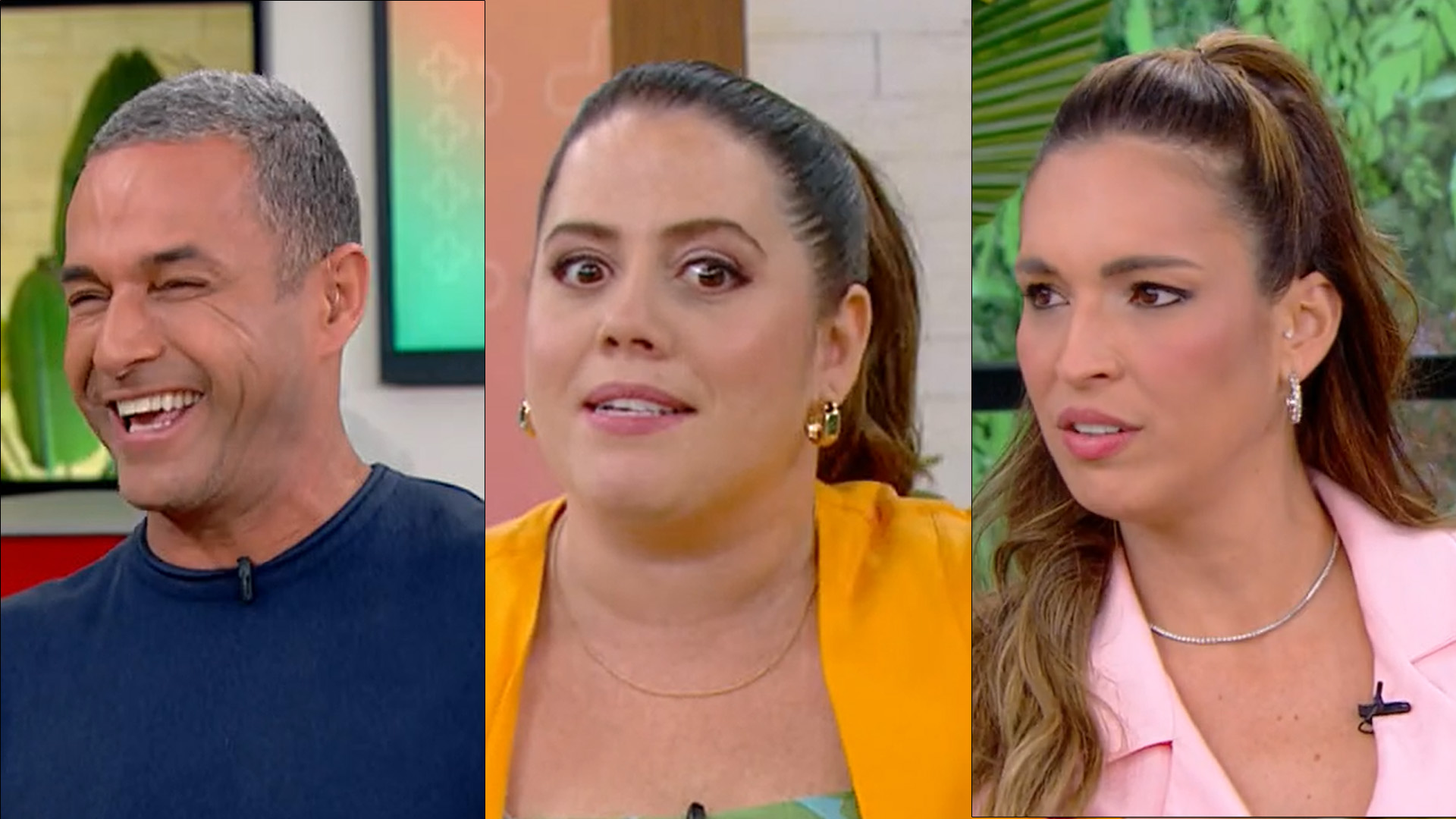 No ‘Mais Você’, Tati Machado deixa apresentadores constrangidos com suposição íntima: “Que isso?”