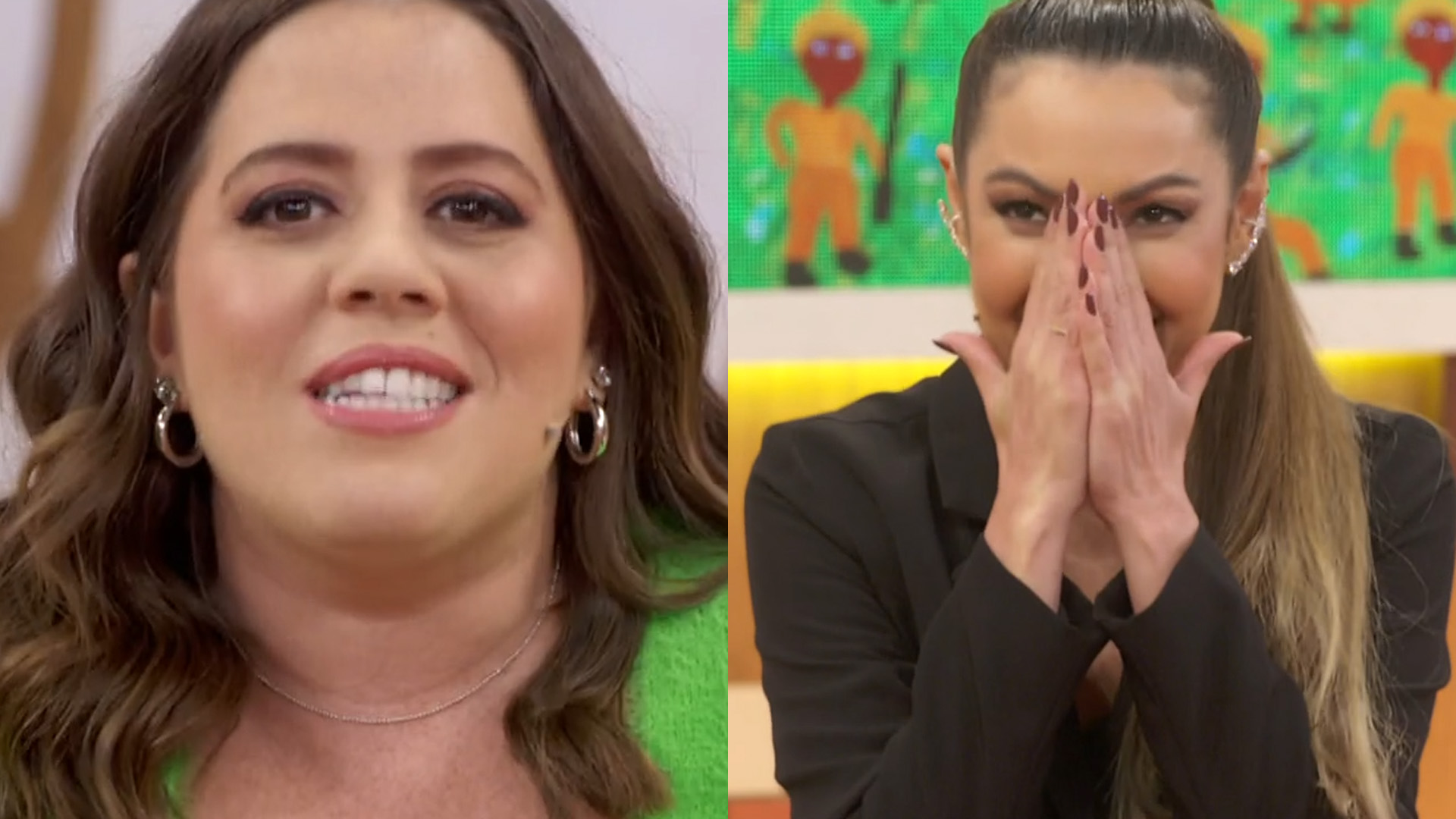 Tati Machado tira Patrícia Poeta do eixo ao expor vídeo no ‘Encontro’: “Desculpa!”