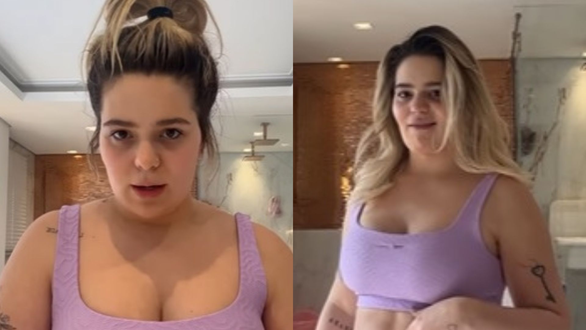Uau! Viih Tube mostra barriga após iniciar dieta: “Dei uma emagrecida”