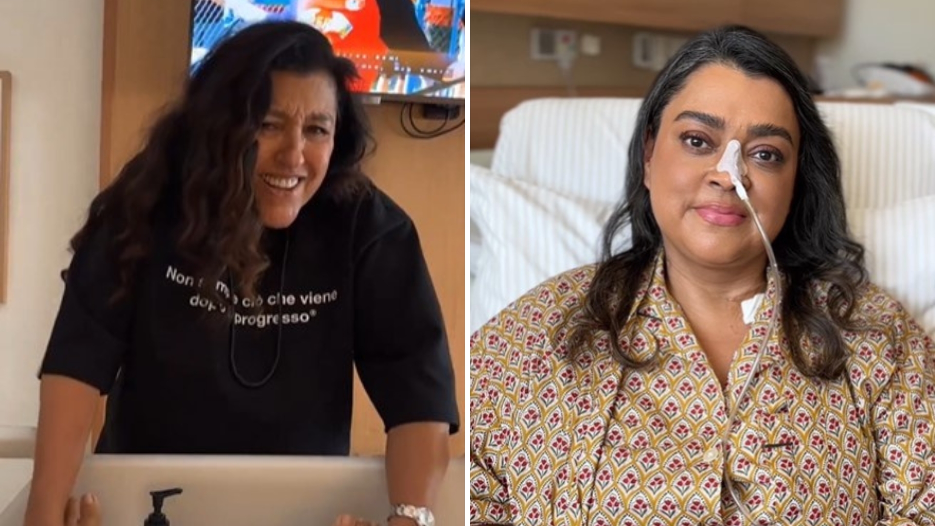 Regina Casé visita Preta Gil e faz declaração comovente: “Beijar os seus pés”