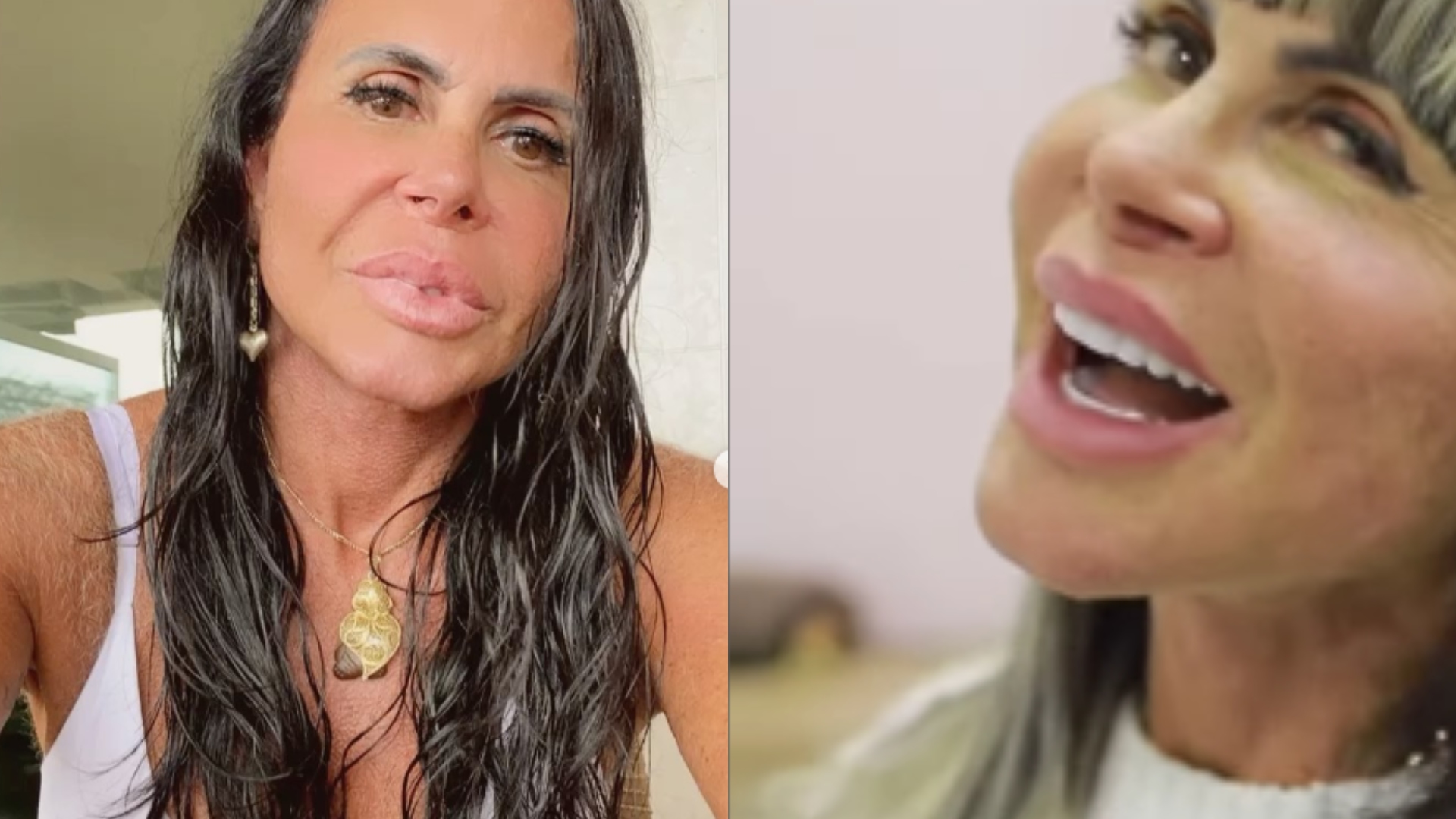 Loiríssima, Gretchen faz mudança impressionante no visual e surge com franja: “Eu amo”