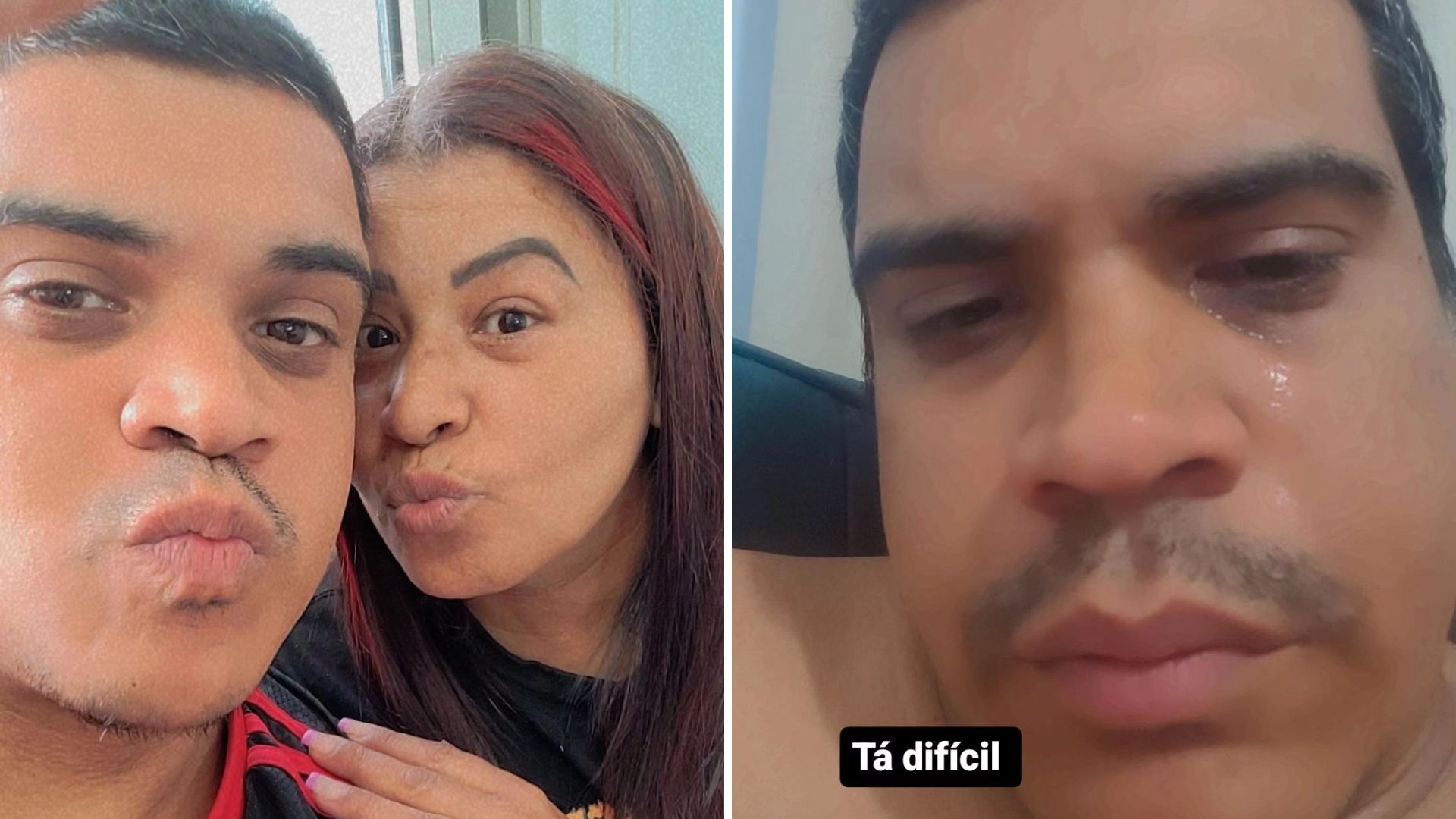Viúvo de MC Kátia desmorona ao lamentar morte: “Grande amor da minha vida”