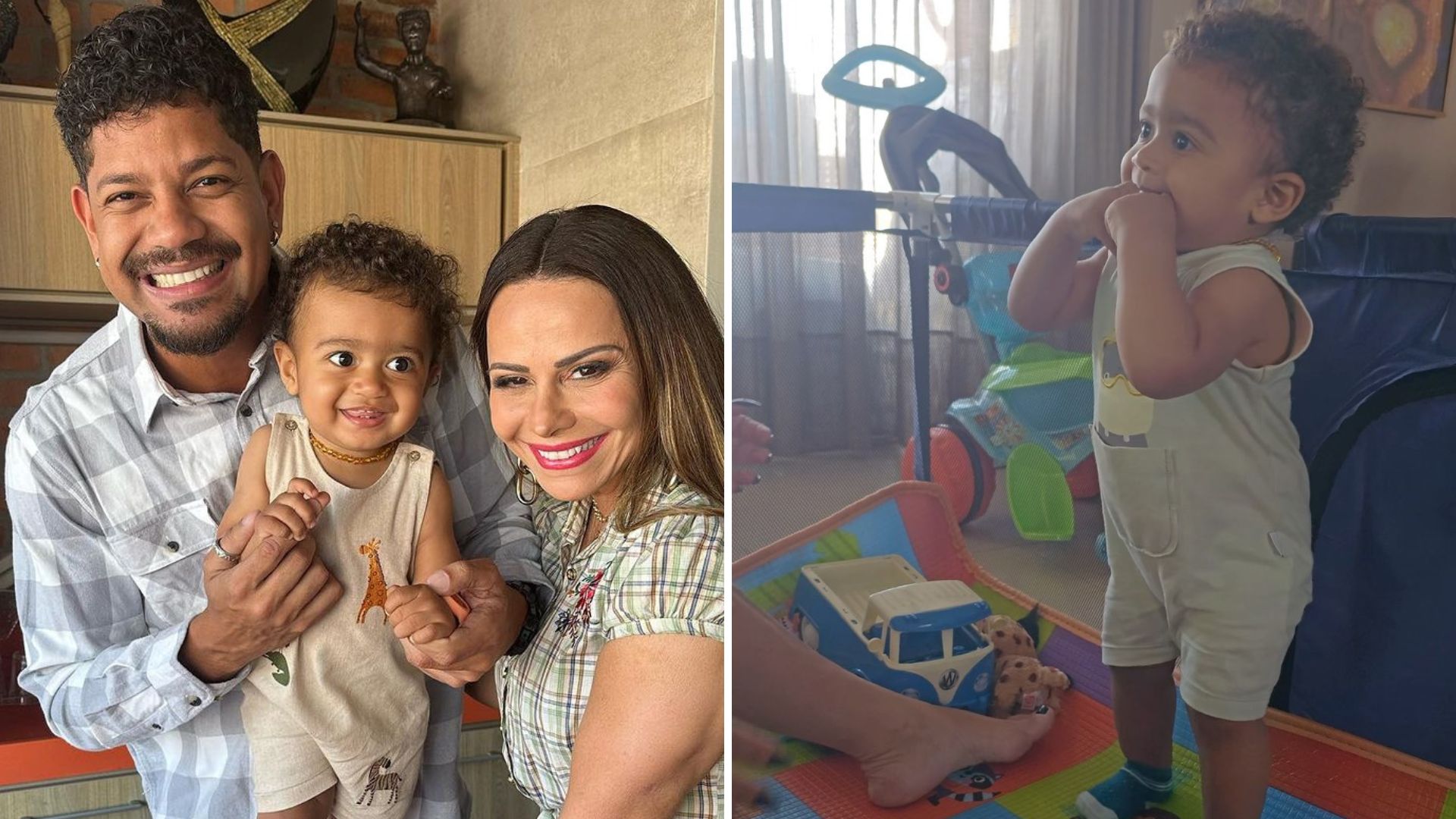 Viviane Araújo mostra os primeiros passos do filho, Joaquim: “Que emoção”