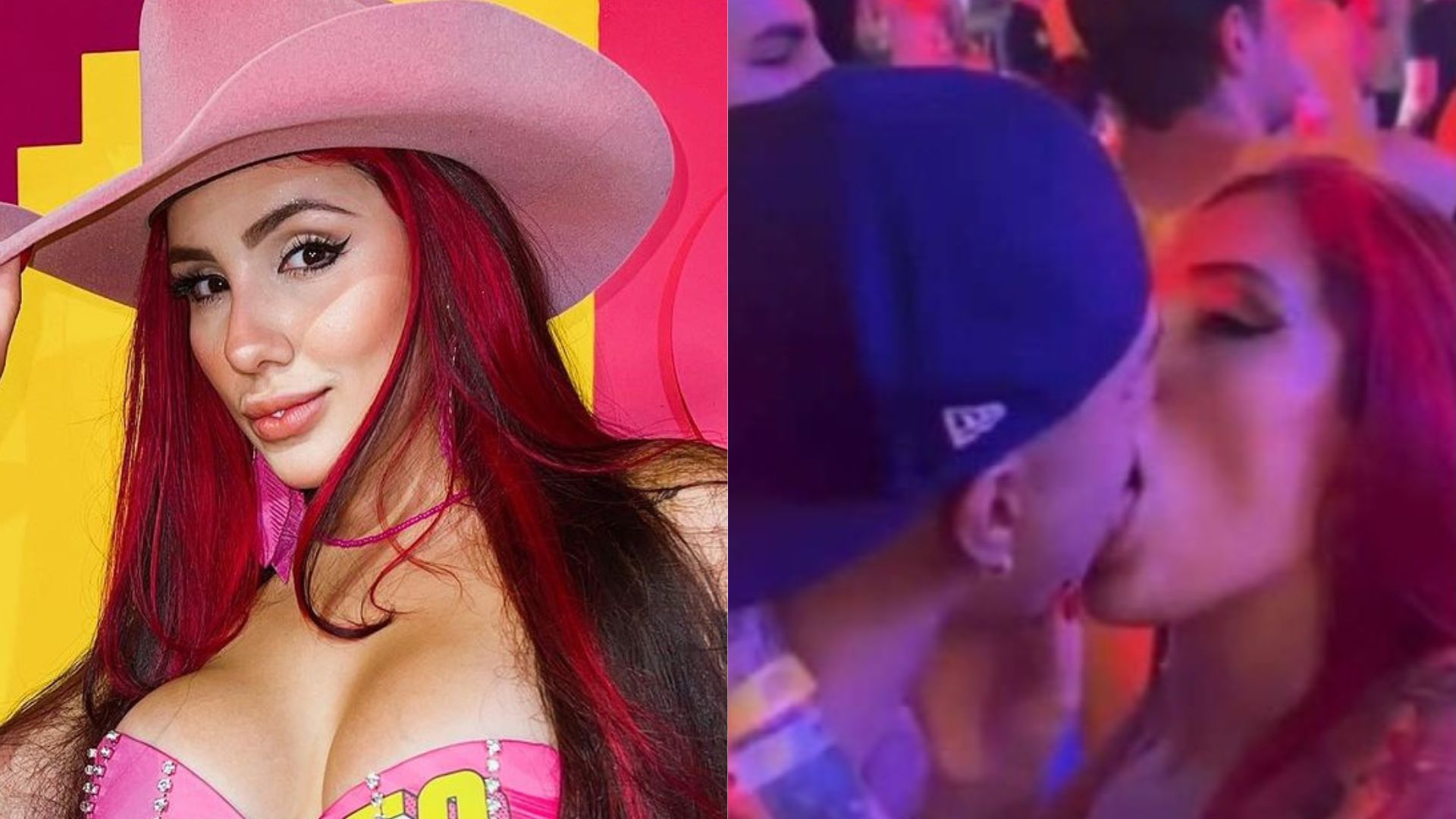 Rolou! Recém-solteira, Alicia X é flagrada beijando influenciador famoso