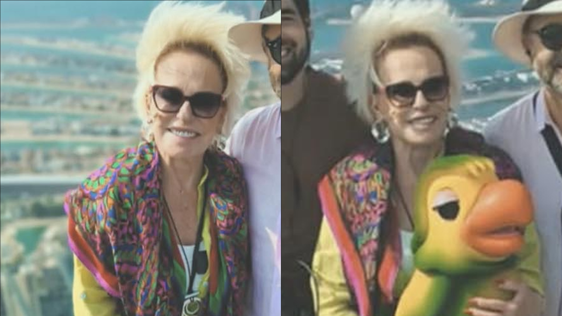 Ana Maria Braga mostra fotos raríssimas com namorado no ‘Mais Você’