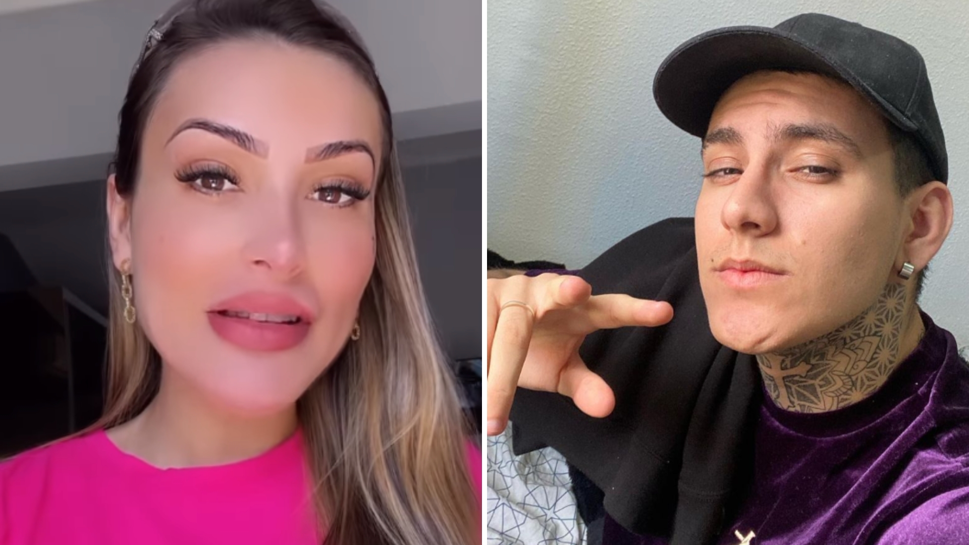 Andressa Urach revela que filho está processando o pai por não pagar pensão