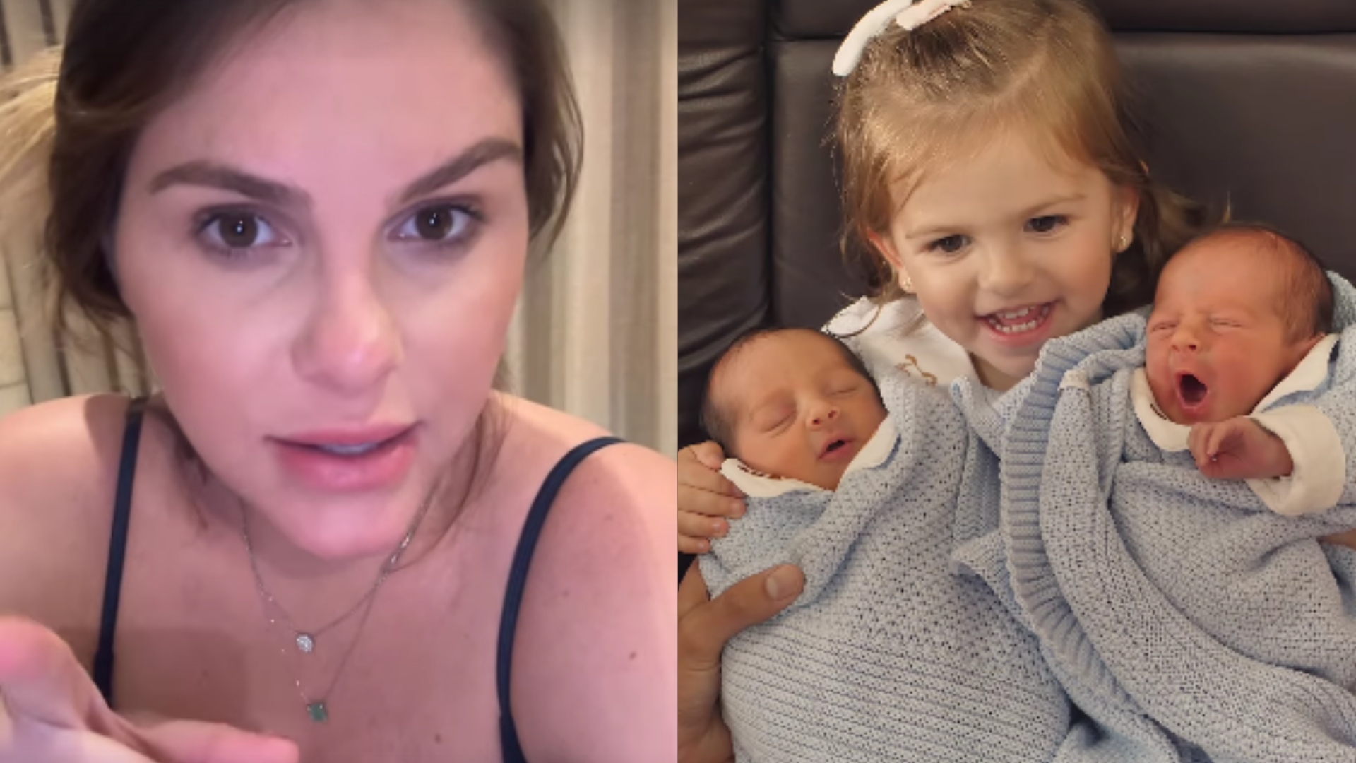Bárbara Evans revela como a filha está lidando com chegada dos gêmeos: “Tranquila”