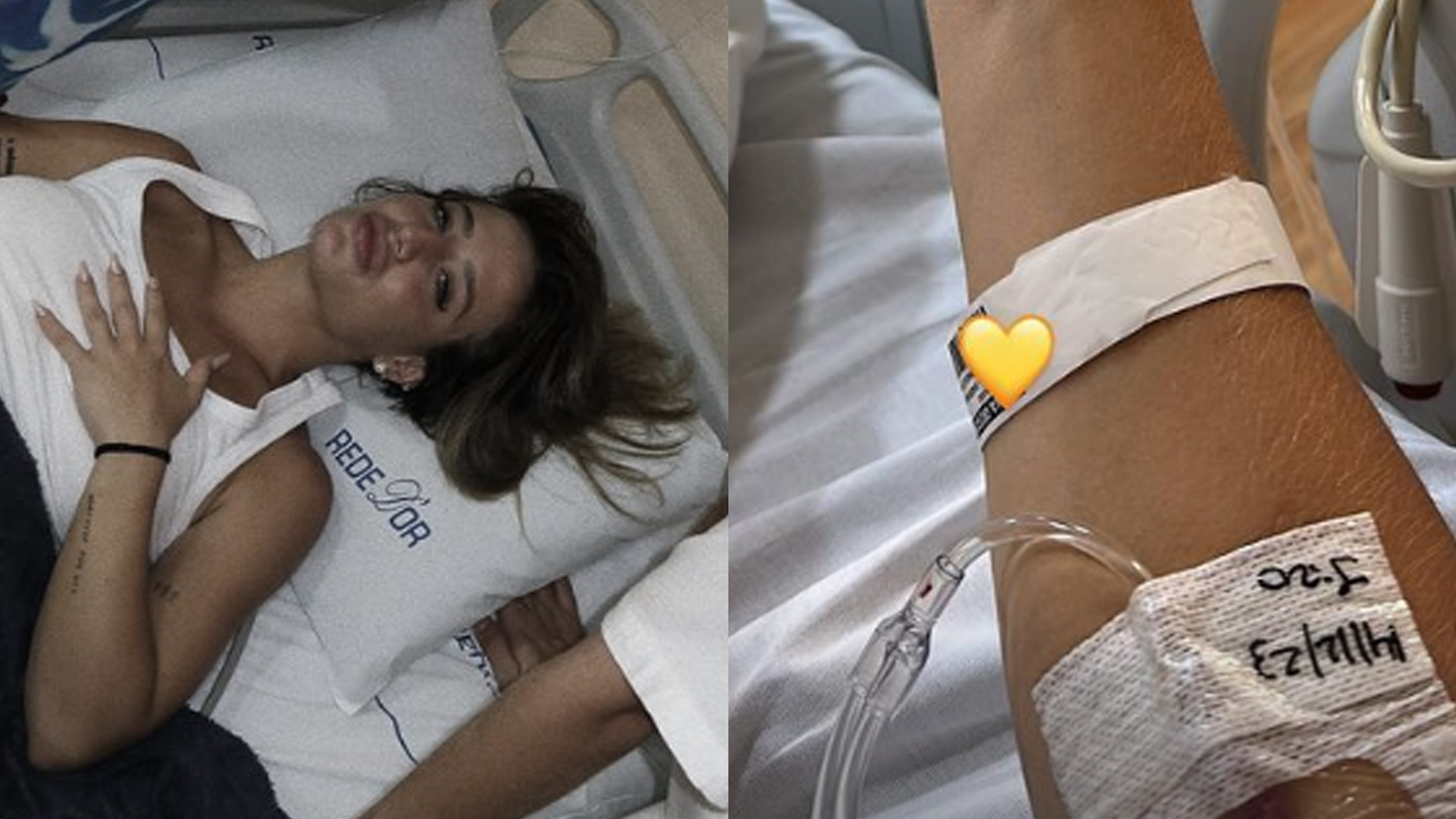 Abatida, Bruna Griphao é internada com quadro delicado e recebe apoio de amigos
